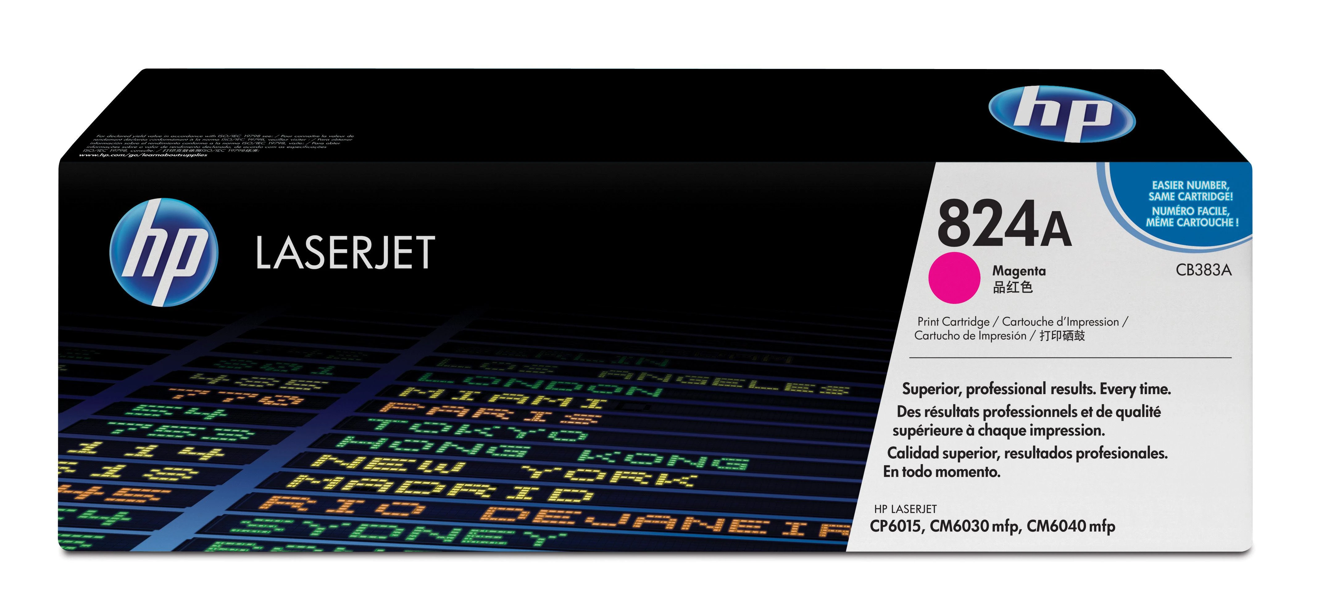 Hewlett Packard (HP) HP Color LaserJet CP6015 / CM6040mfp Toneris Magenta (21 000 puslapių)