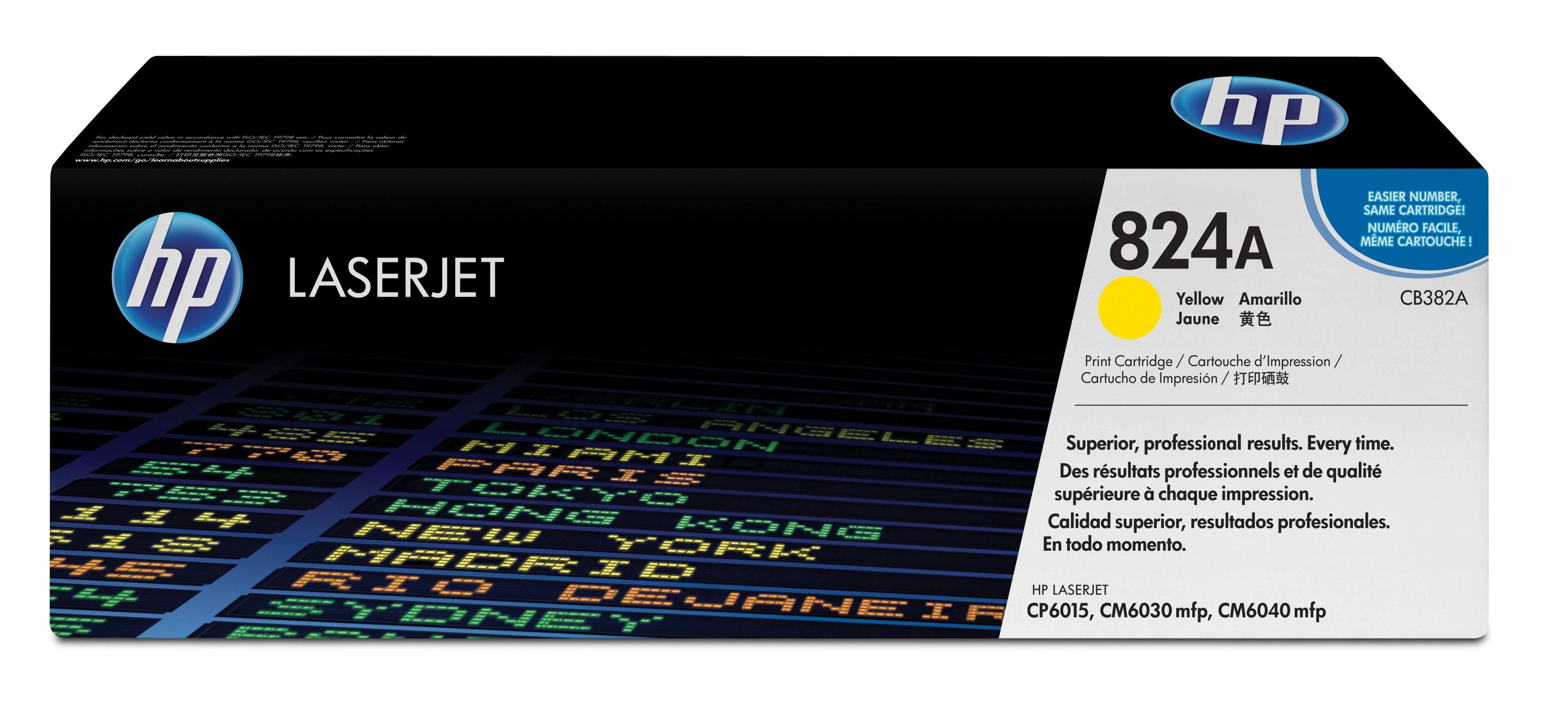 Hewlett Packard (HP) HP Color LaserJet CP6015 / CM6040mfp Toneris Geltona (21 000 puslapių)