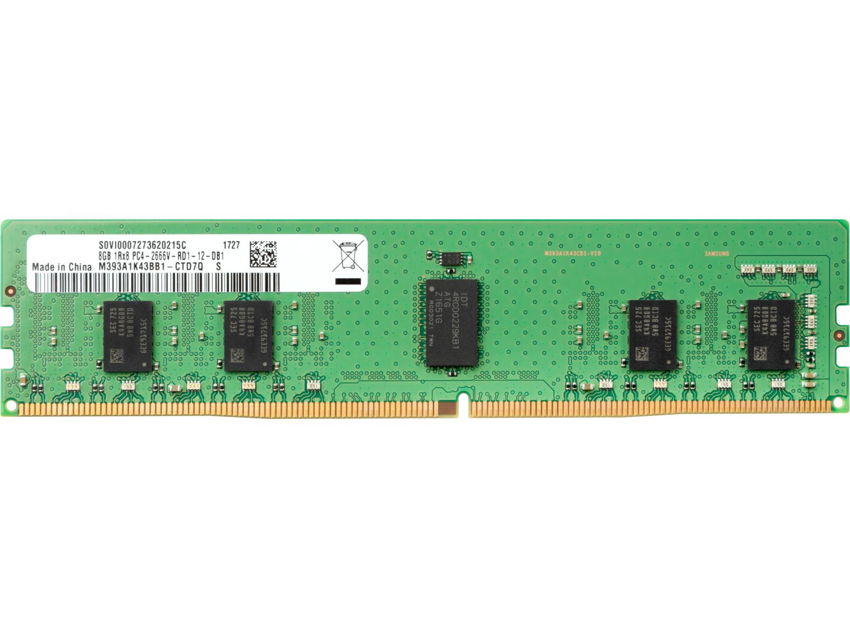 Nešiojamo kompiuterio atmintis Hewlett Packard (HP) HP 8GB 2666MHz DDR4 SODIMM RAM atmintis, skirta HP nešiojamiesiems kompiuteriams
