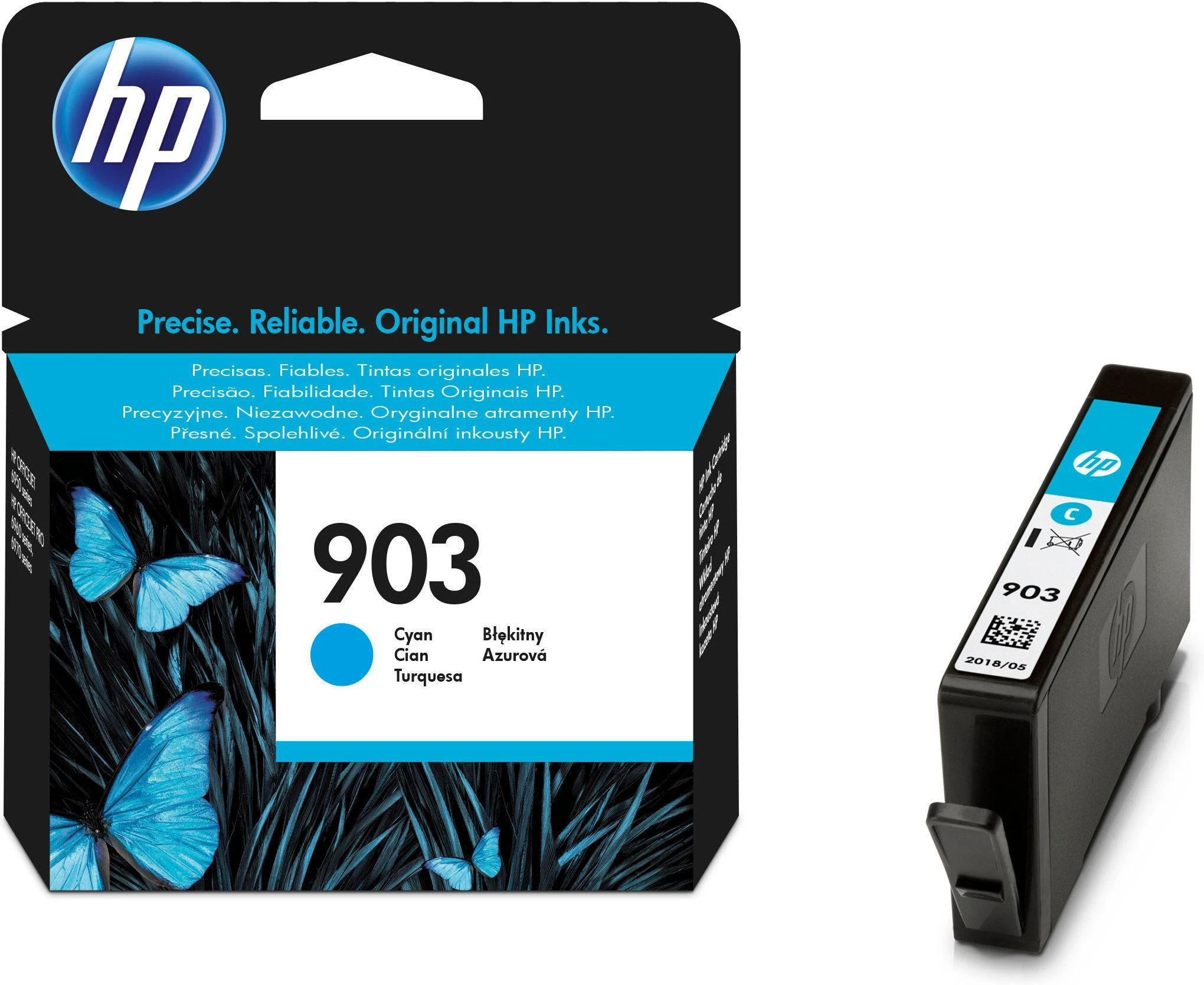 Hewlett Packard (HP) HP 903 rašalo kasetė žalsvai mėlyna 315 puslapių