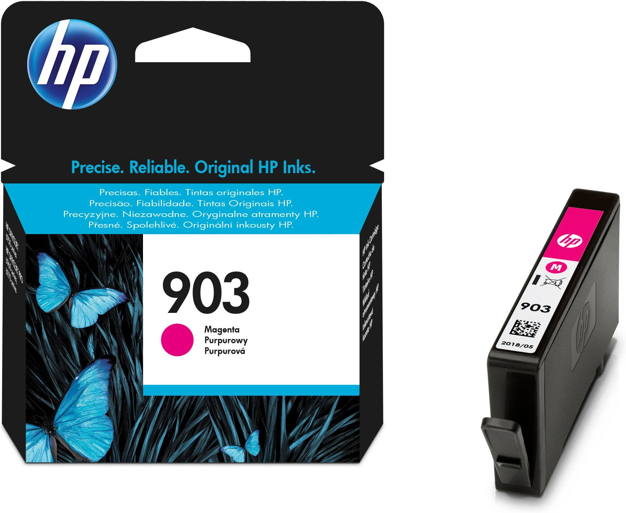 Hewlett Packard (HP) HP 903 (T6L91AE) Rašalinė kasetė, Purpurinė