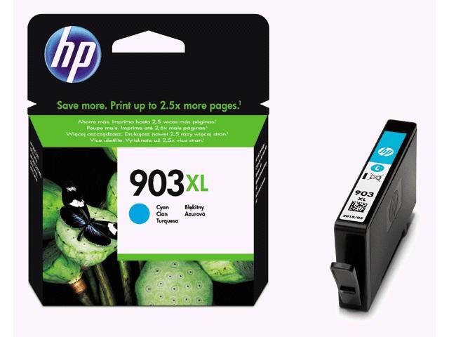 Hewlett Packard (HP) HP rašalas T6M03AE rašalas # 903XL (žydra)