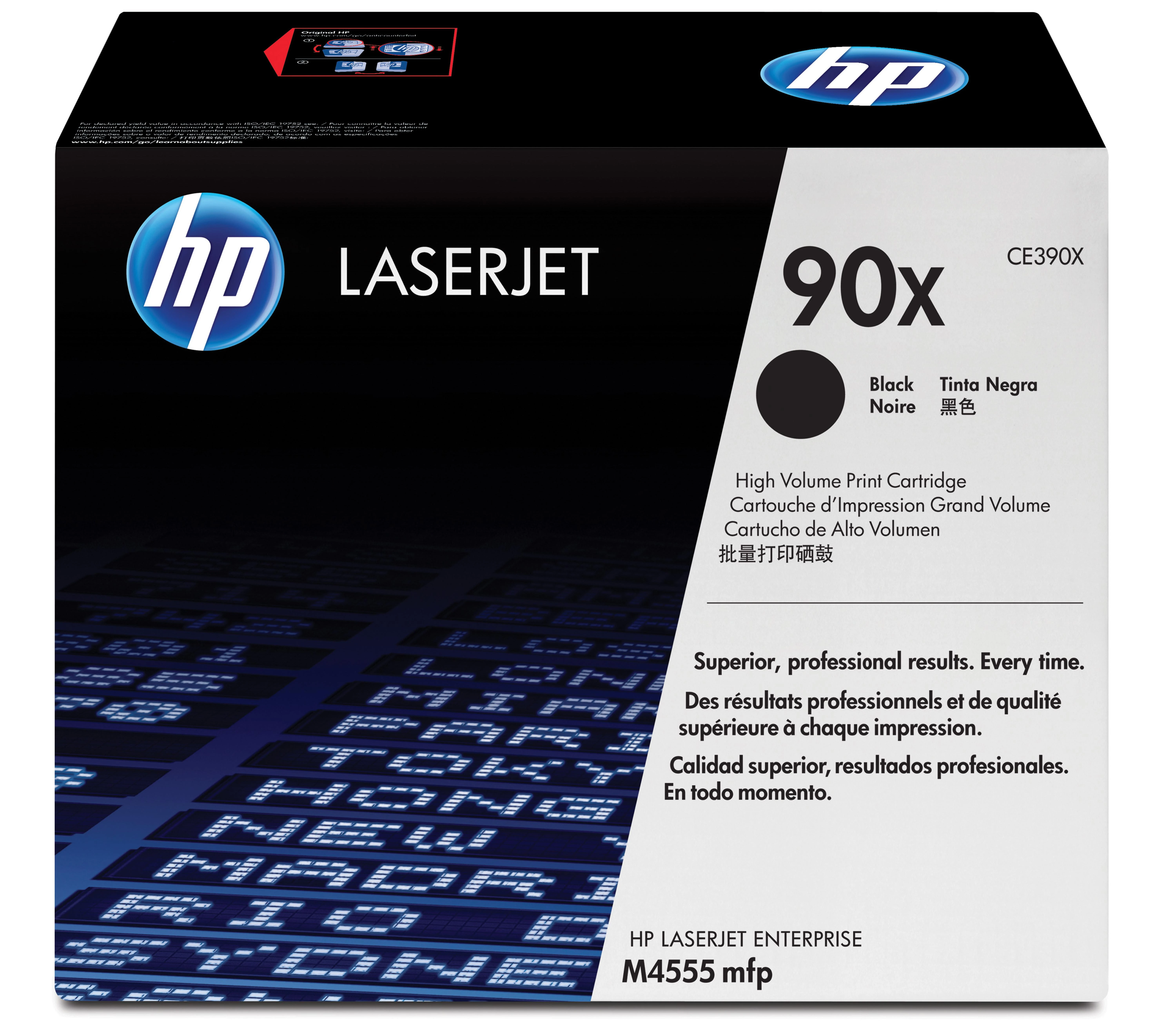 Hewlett Packard (HP) HP 90X High Yield Juodas Tonerio kasetė, 24000 puslapių, skirta LaserJet M4555 series,M602,M603