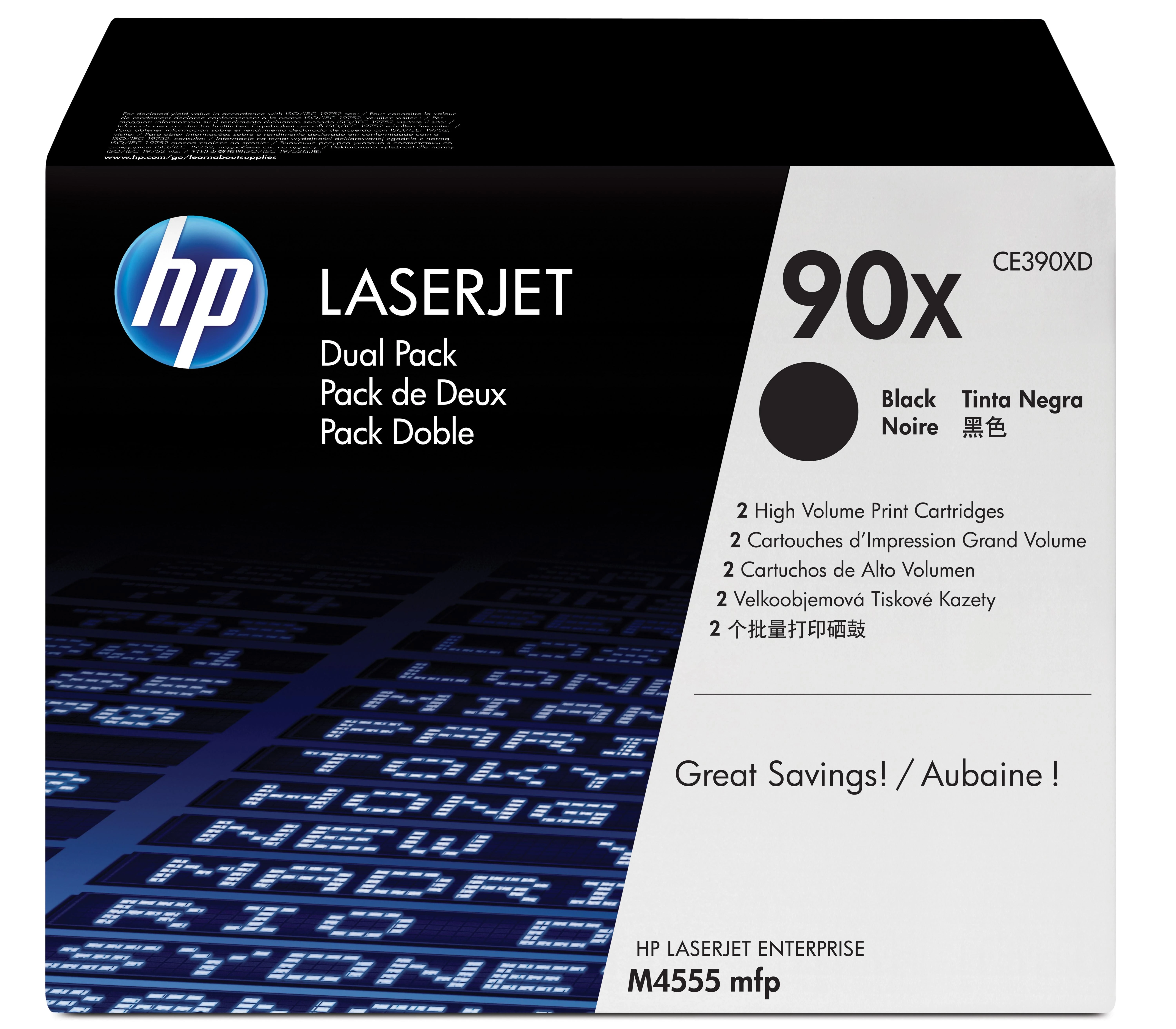 Hewlett Packard (HP) HP CE390X kasetė, didelės talpos, 2vnt