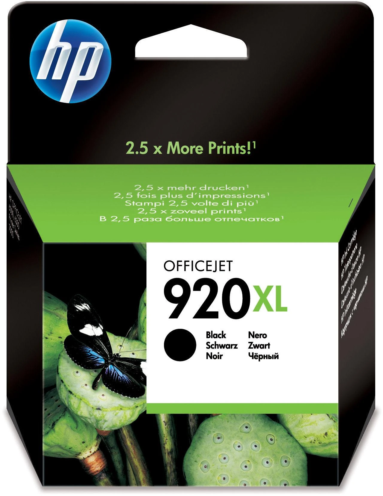 Hewlett Packard (HP) HP 920XL ink juodas (DE) (EN) (FR) Officejet 6000 6500 (DE) (EN) (FR)