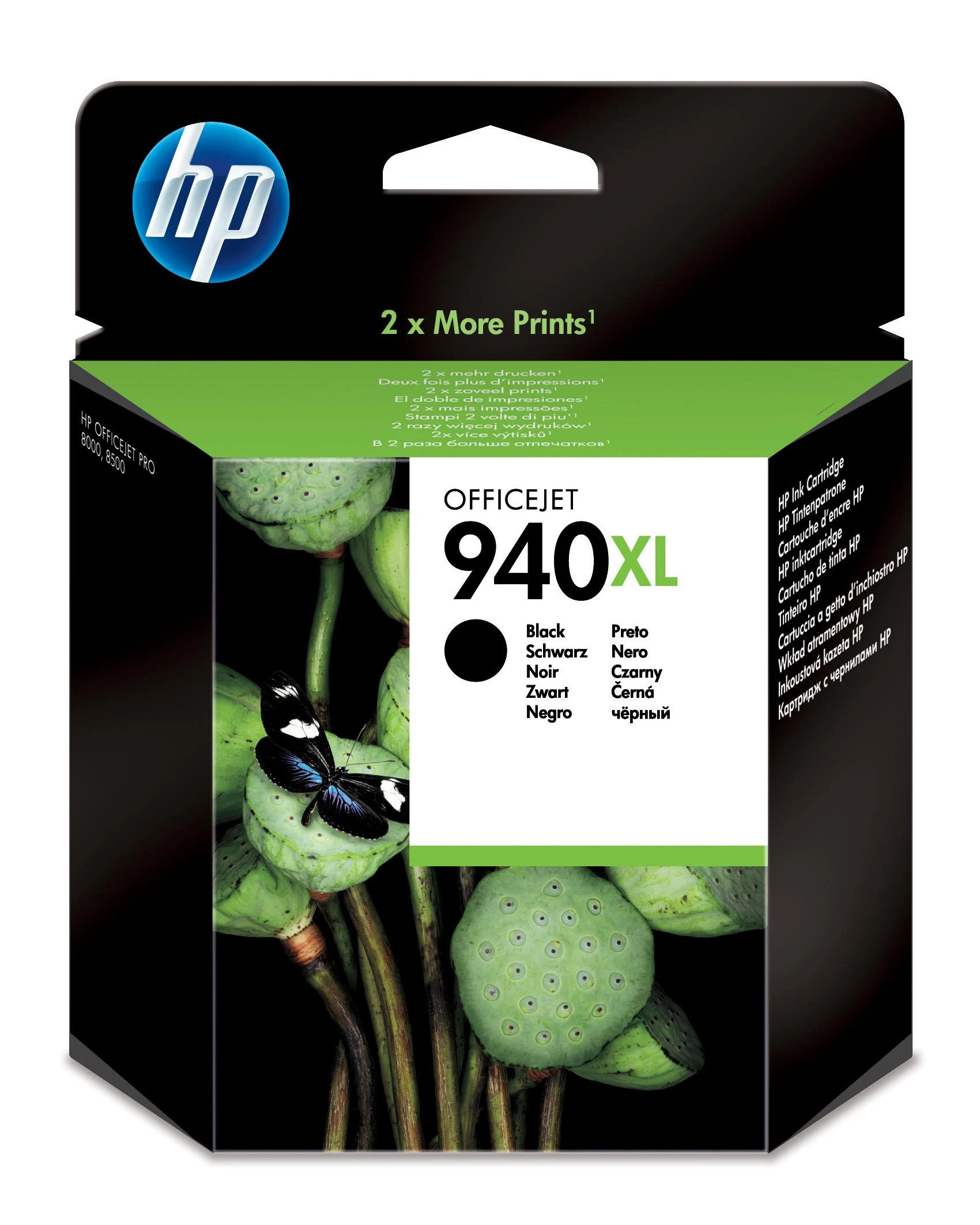 Hewlett Packard (HP) 940XL Juodas Officejet rašalo kasetė