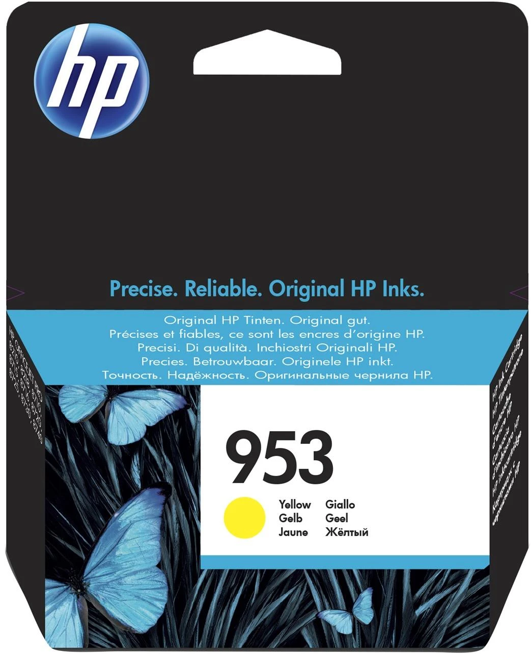 Originali Hewlett Packard (HP) HP 953 Geltona rašalo kasetė (700 puslapių)