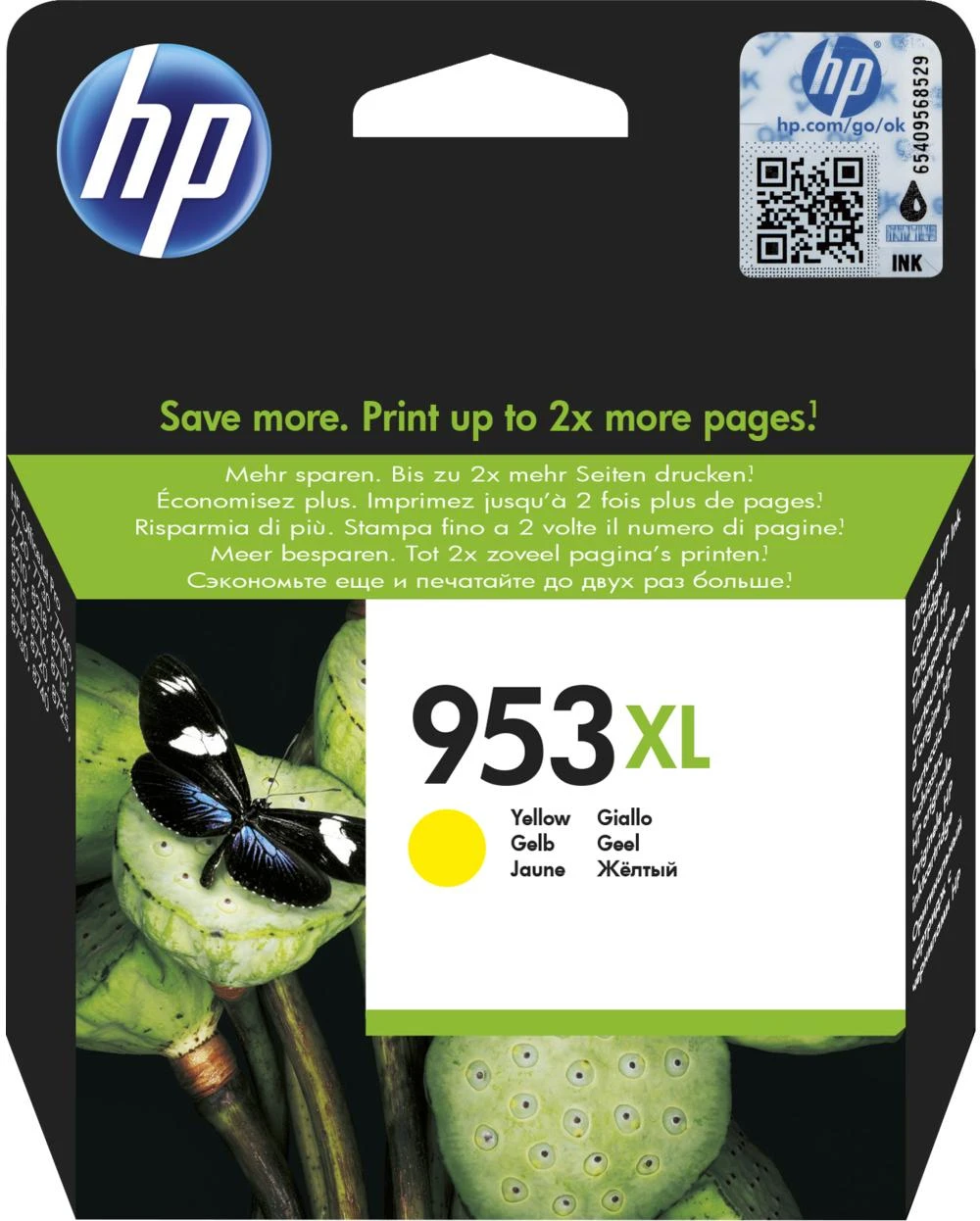 Hewlett Packard (HP) HP 953XL didelio našumo Geltona originali rašalo kasetė (1600 puslapių)