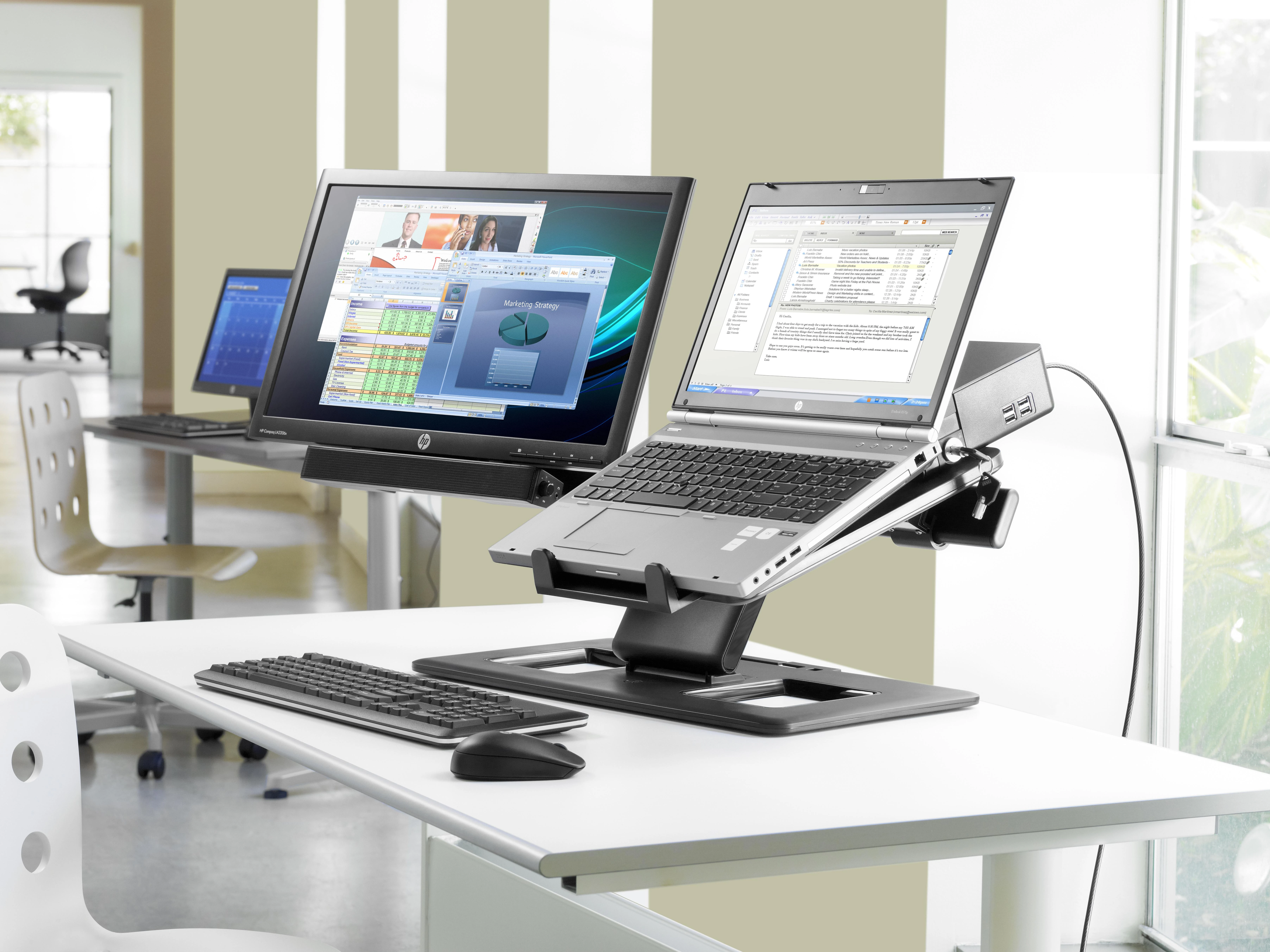 Hewlett Packard (HP) HP prijungimo stoties kabelio užraktas