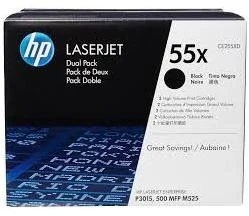 „Hewlett Packard“ (HP) „HP Toneris Juodas 55A“, skirtas P3015 LaserJet (6 000 puslapių)