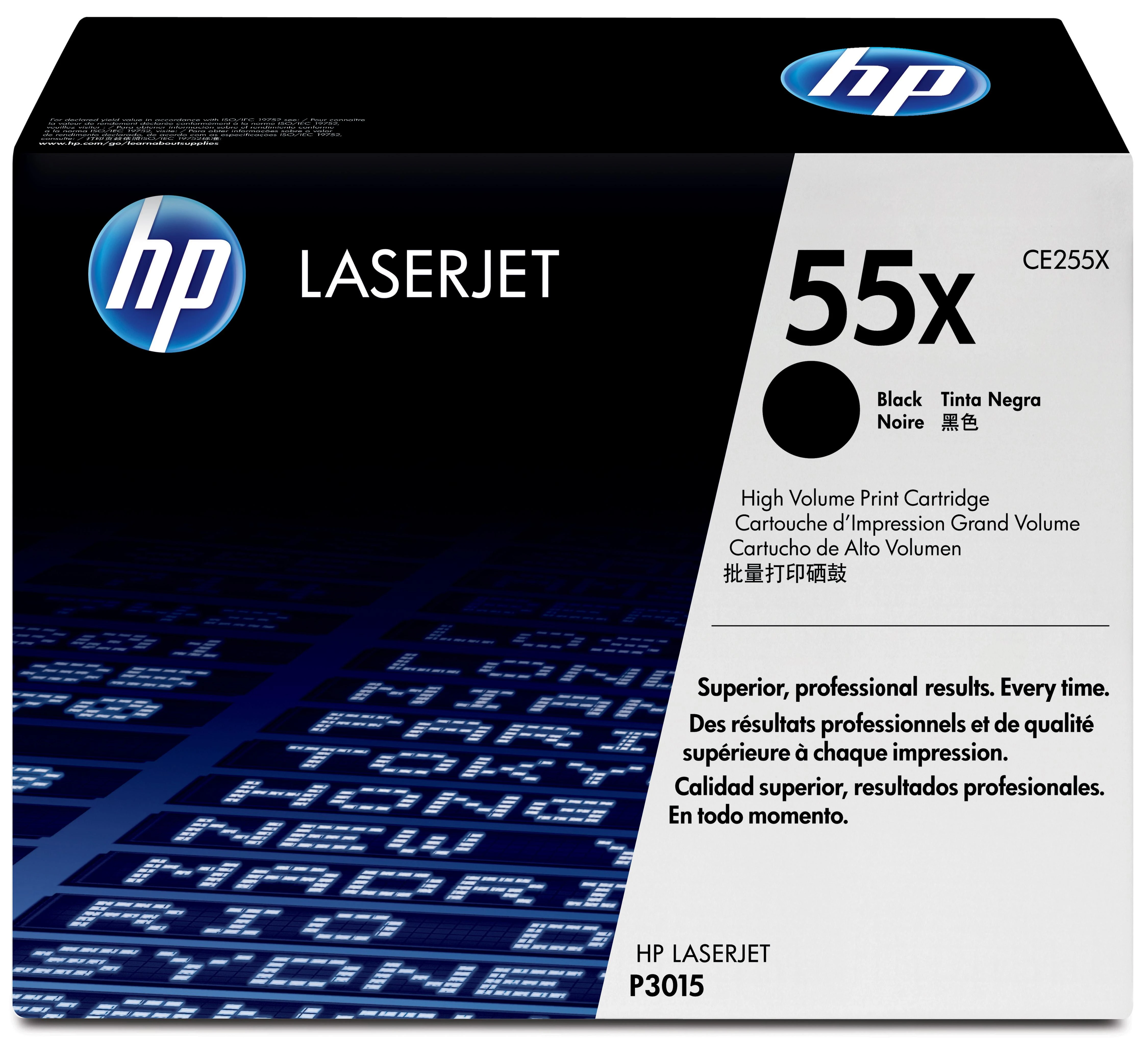 „Hewlett Packard“ (HP) „HP Toneris Juodas 55X“, skirtas P3015 LaserJet (12 500 puslapių)