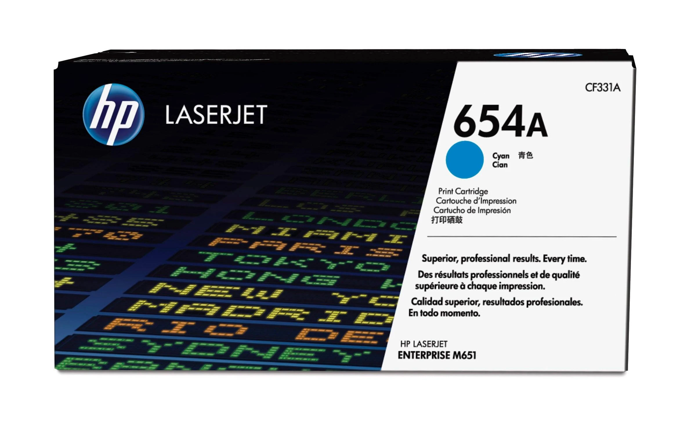 HP 654A Cyan Original LaserJet Toneris Cartridge Color Laserjet M651  (15,000 pages) | Varle.lt
