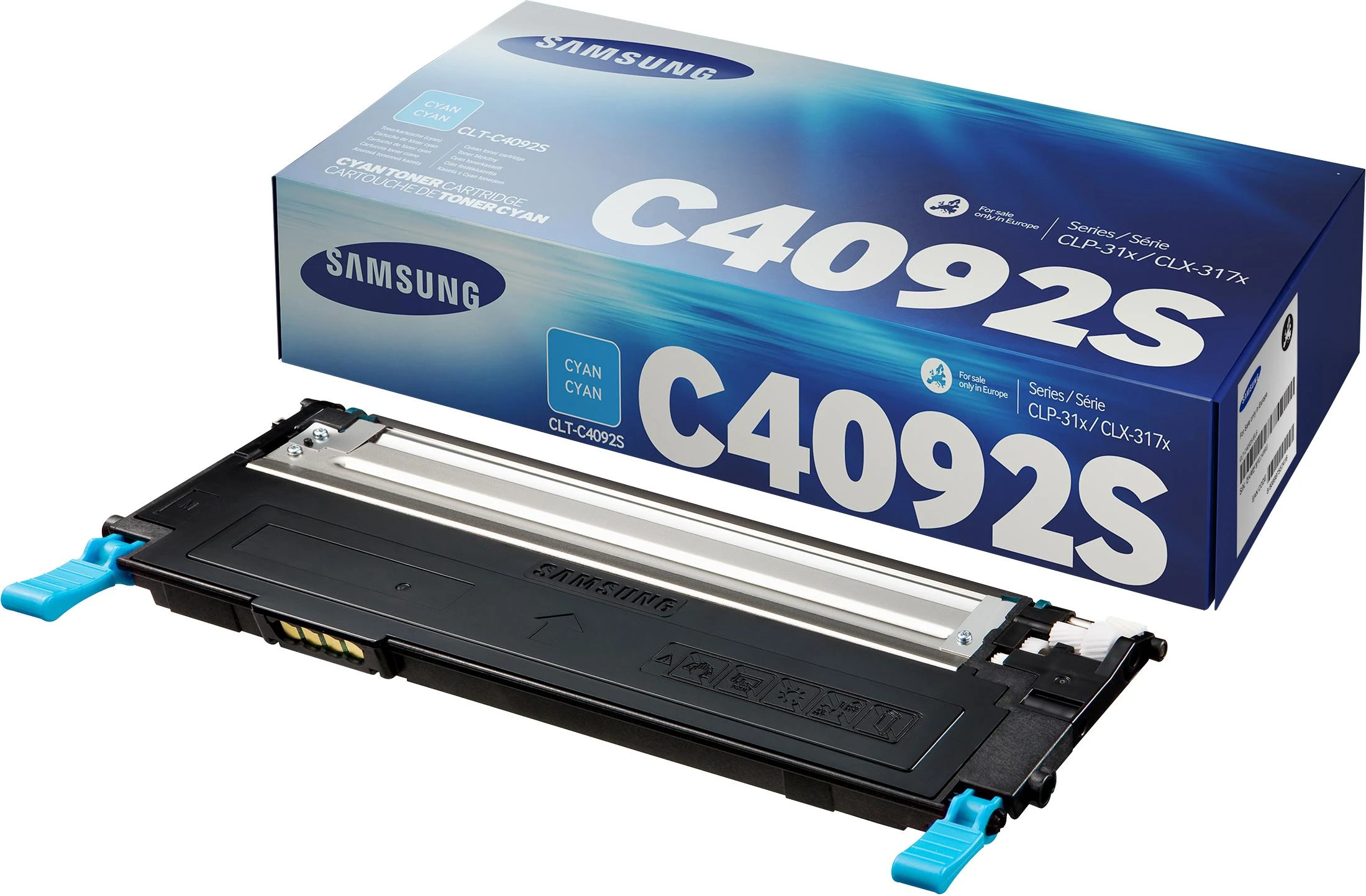Hewlett Packard (HP) Samsung Toneris (žydra) CLP-31x, CLX-317x (efektyvumas 1000 puslapių)