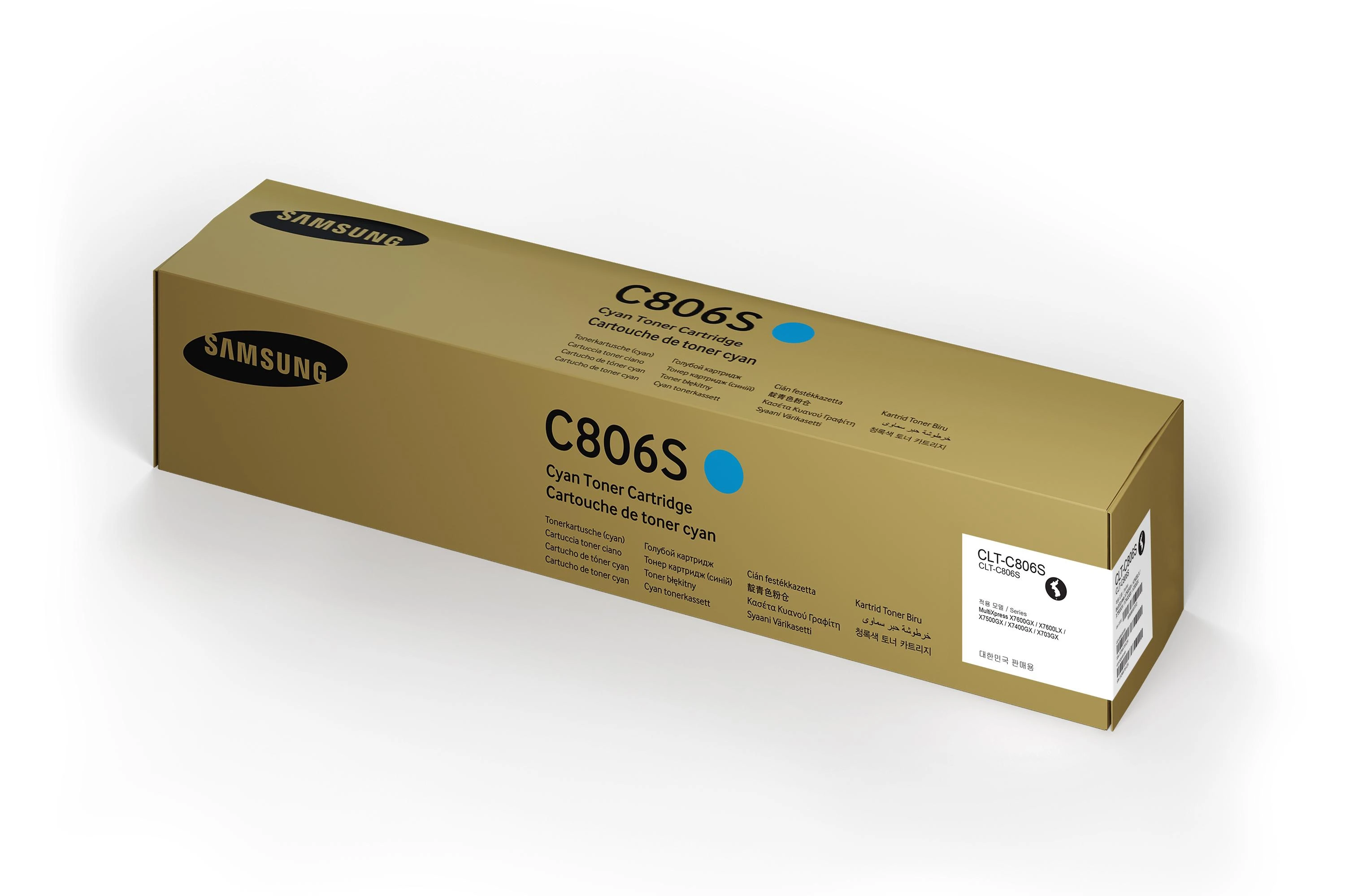 Hewlett Packard (HP) Toneriai Samsung CLT-C806S Cyan Original (SS553A)