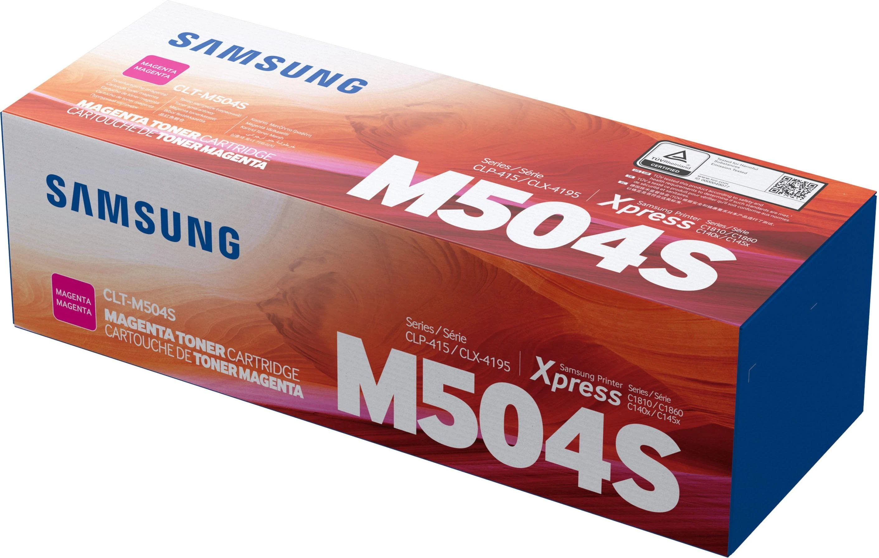Hewlett Packard (HP) Toneriai HP Samsung CLT-M504S Magenta| 1 800 psl. | CLP-415 CLX-4195