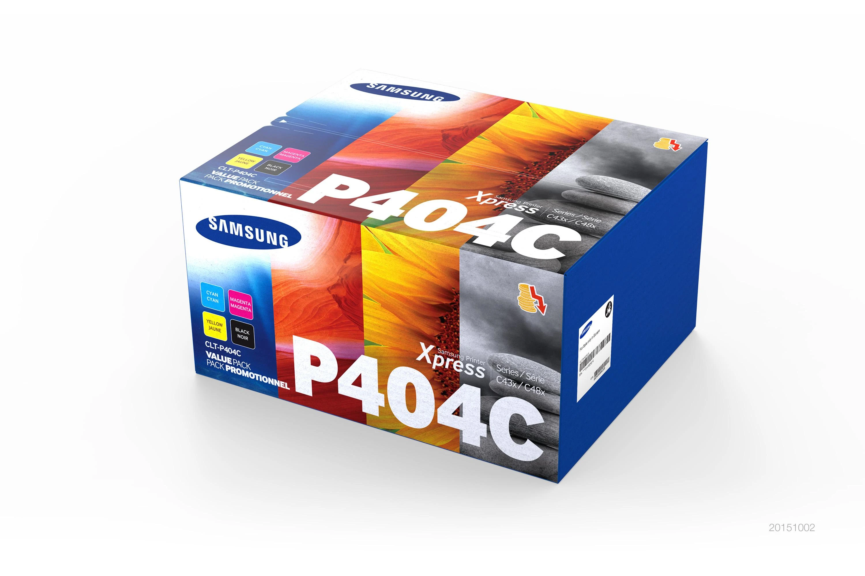 Hewlett Packard (HP) SAMSUNG CLT-P404C 4 vnt. CYMK dažų dėžė