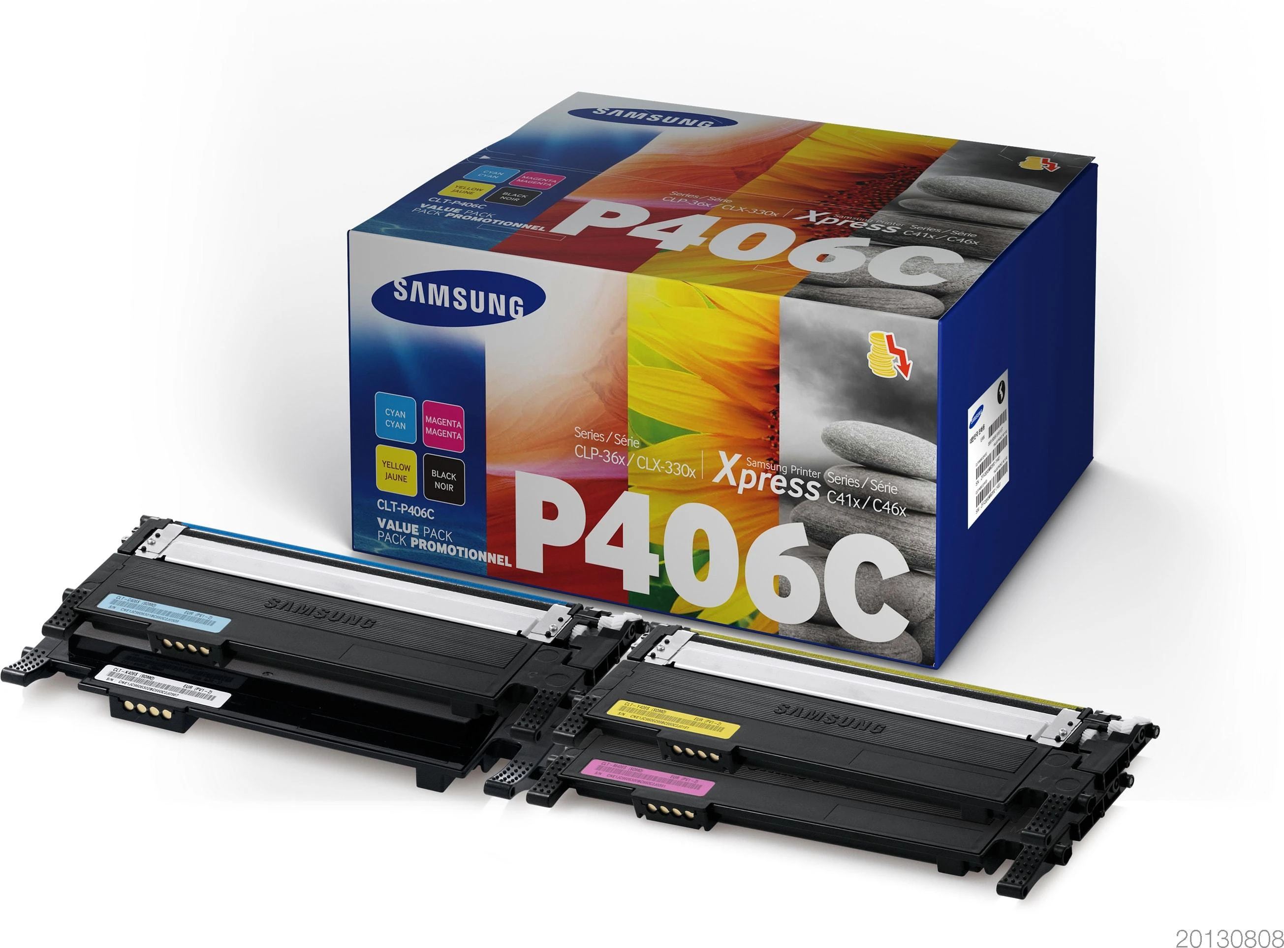 Hewlett Packard (HP) Samsung CLT-P406C CMYK, kasečių komplektas