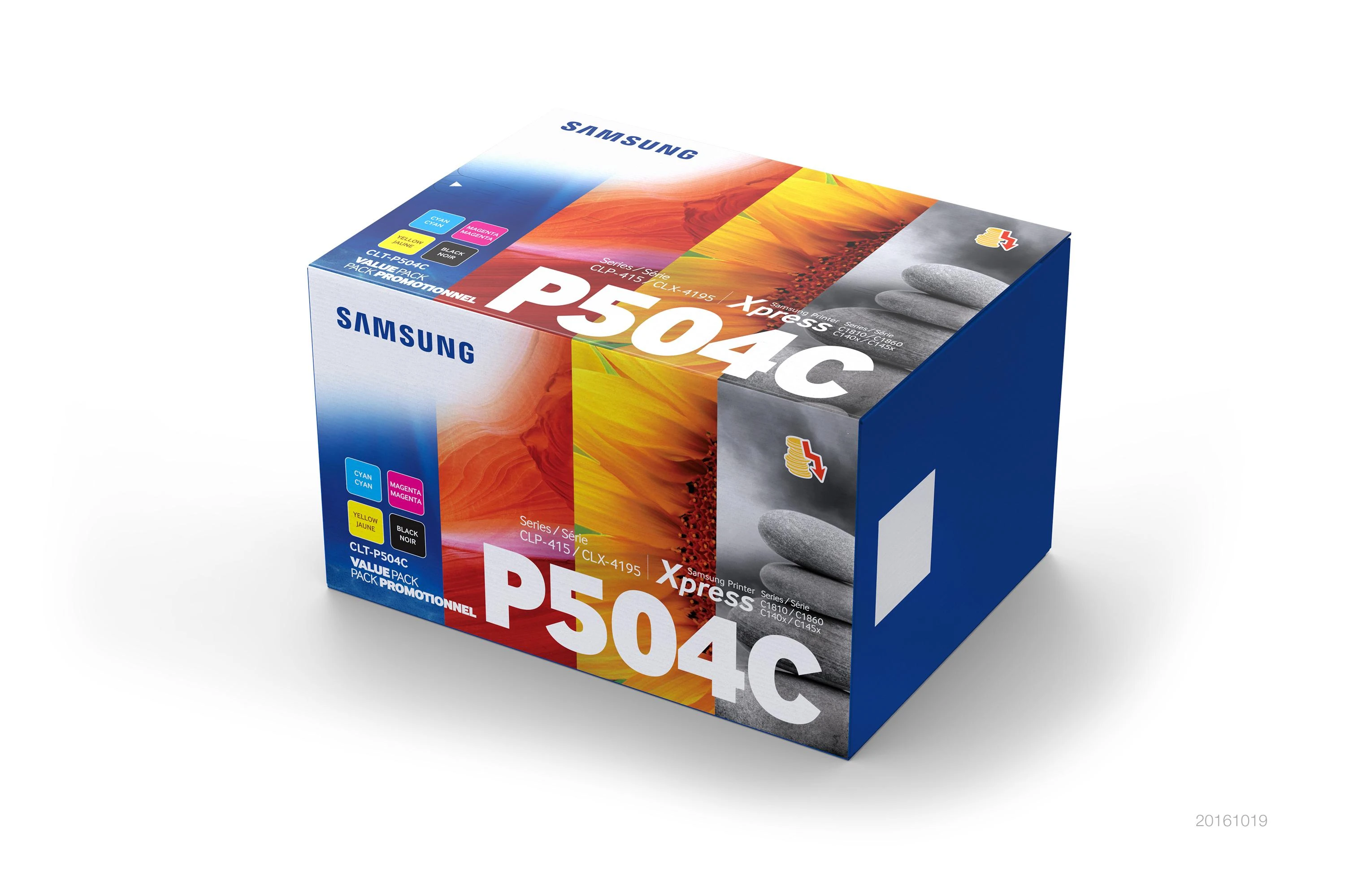 Hewlett Packard (HP) SAMSUNG CLT-P504C 4 vnt. CYMK dažų dėžė