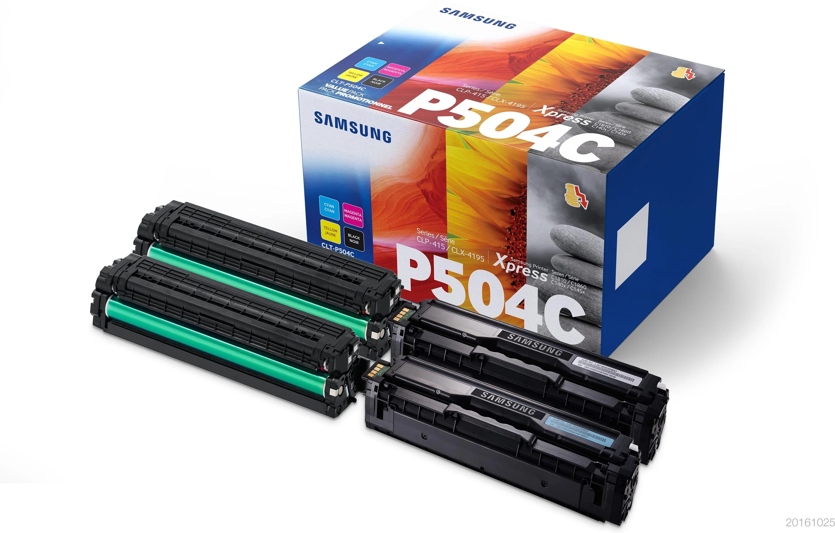 Hewlett Packard (HP) SAMSUNG CLT-P504C 4 vnt. CYMK dažų dėžė