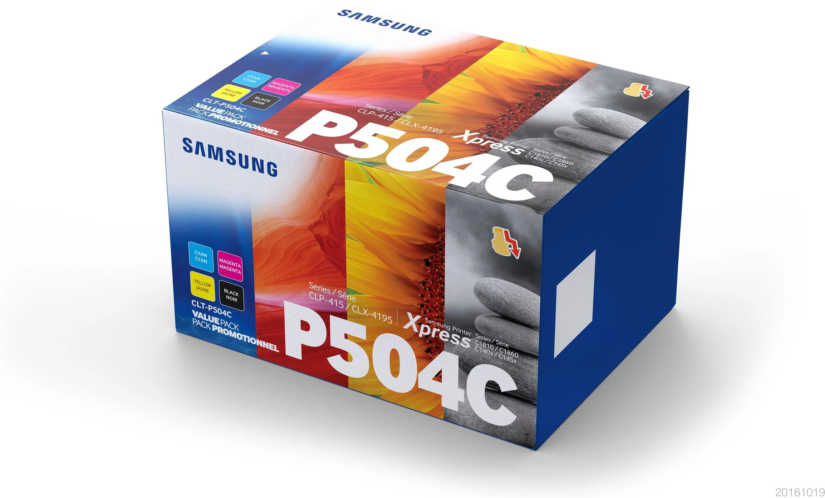 Hewlett Packard (HP) SAMSUNG CLT-P504C 4 vnt. CYMK dažų dėžė