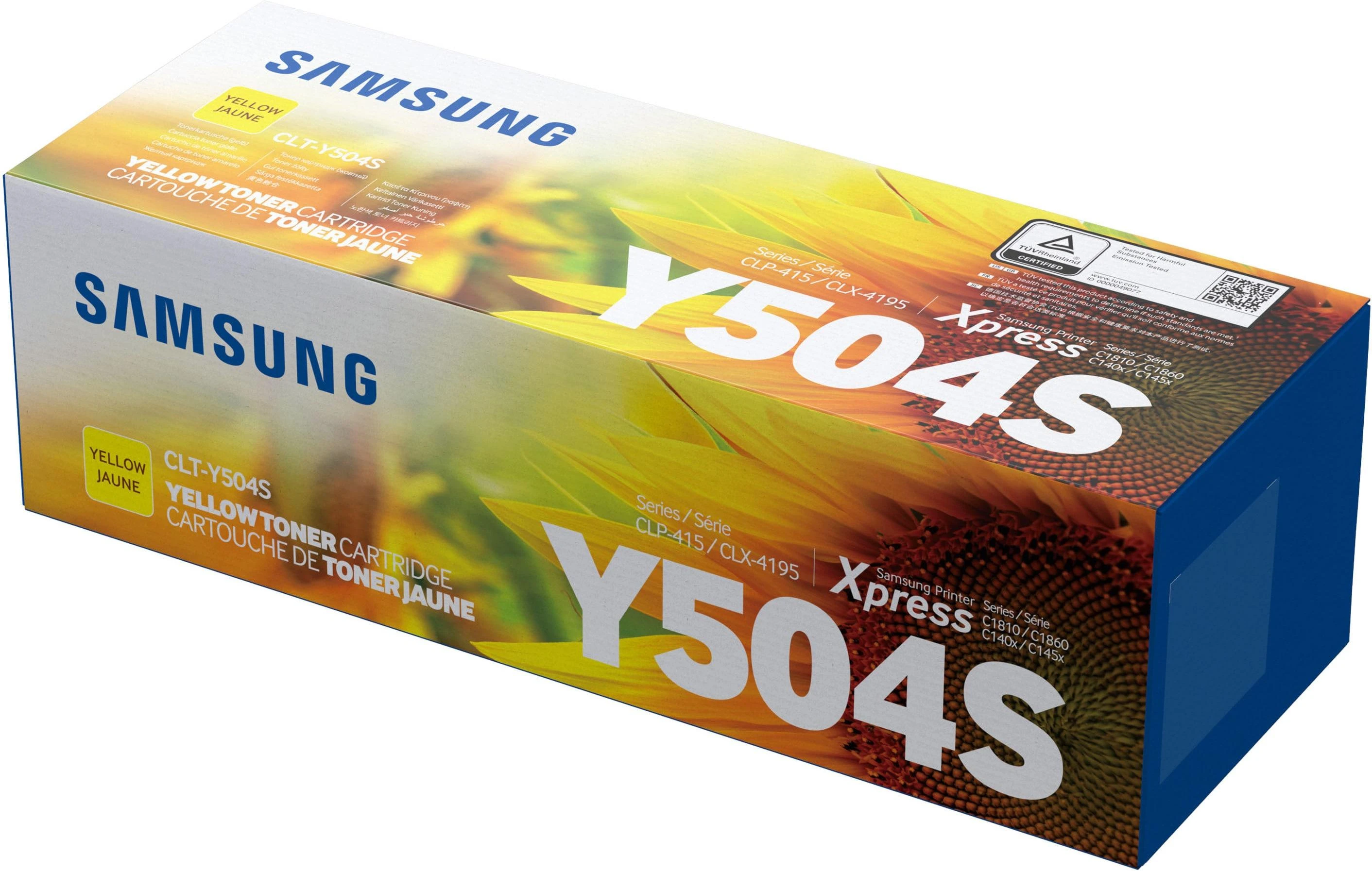 Hewlett Packard (HP) Toneris HP Samsung CLT-Y504S Geltona | 1 800 psl. | CLP-415 CLX-4195