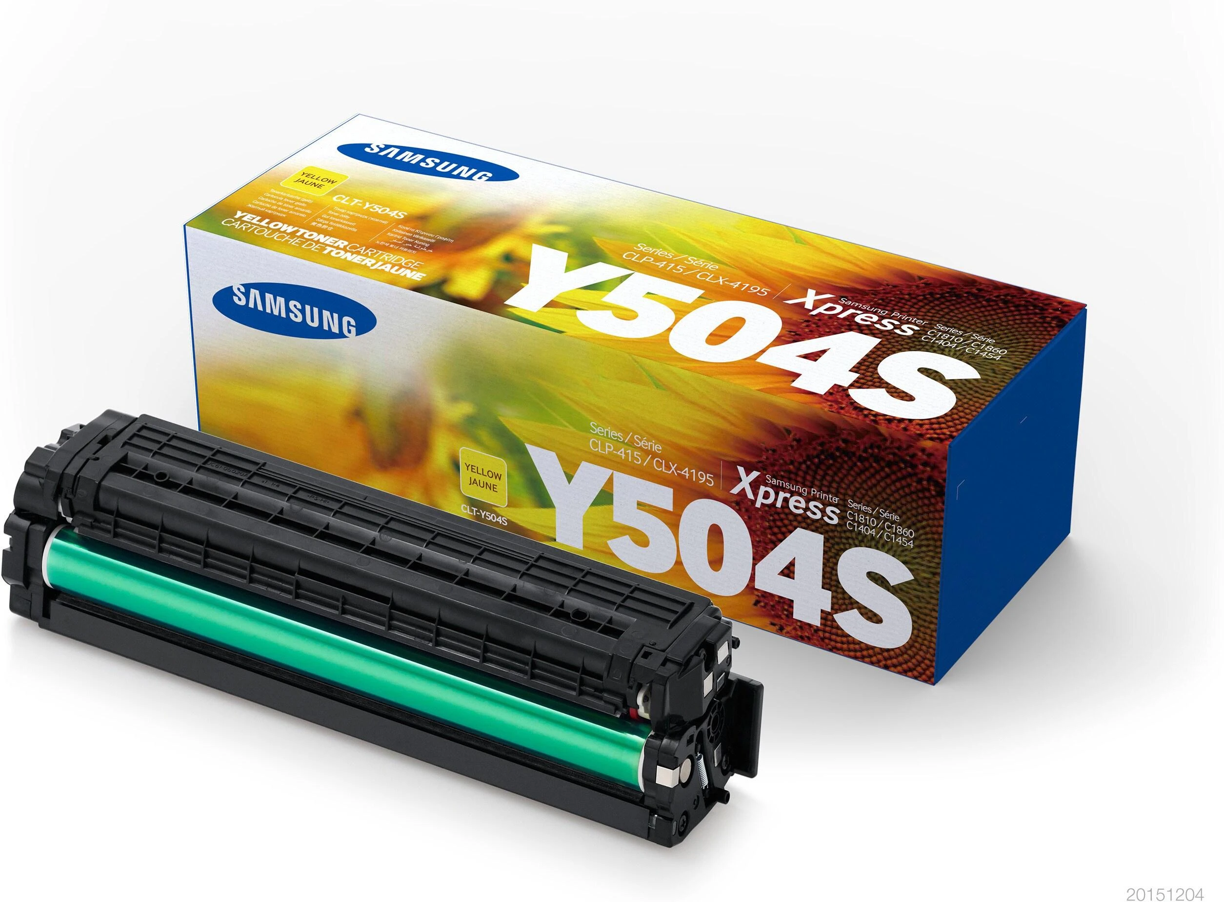 Hewlett Packard (HP) Toneris HP Samsung CLT-Y504S Geltona | 1 800 psl. | CLP-415 CLX-4195
