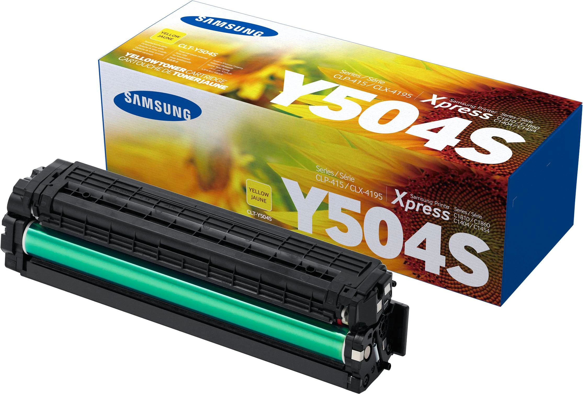 Hewlett Packard (HP) Toneris HP Samsung CLT-Y504S Geltona | 1 800 psl. | CLP-415 CLX-4195
