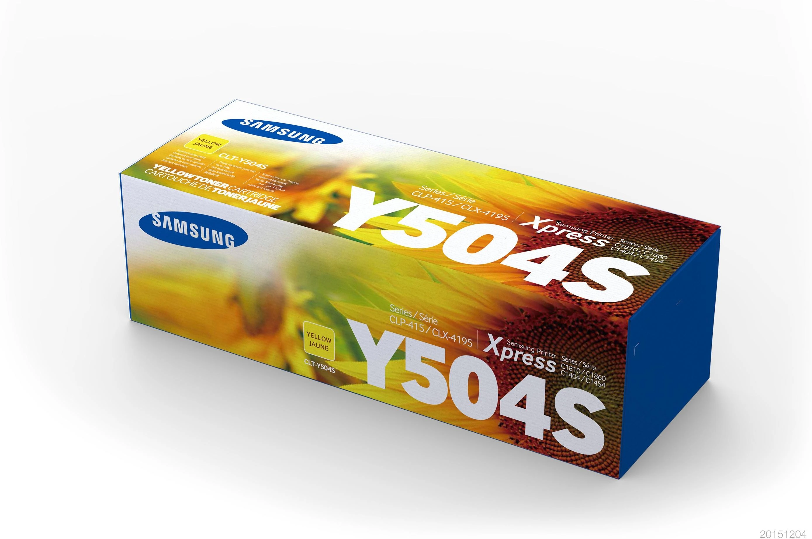 Hewlett Packard (HP) Toneris HP Samsung CLT-Y504S Geltona | 1 800 psl. | CLP-415 CLX-4195