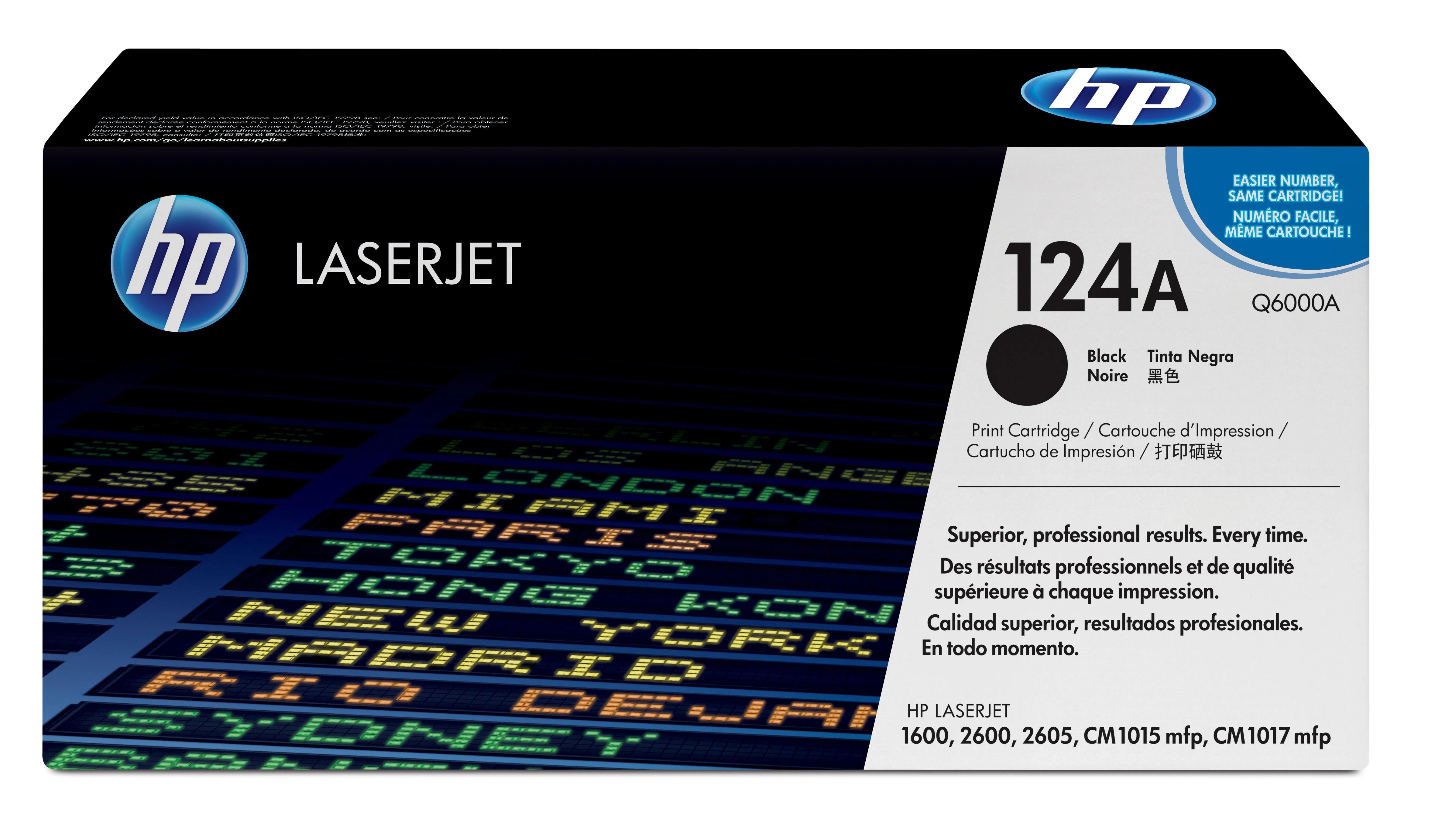 Hewlett Packard (HP) HP Color LaserJet 1600/2600/2605 Toneris Juodas (2.500 pages)