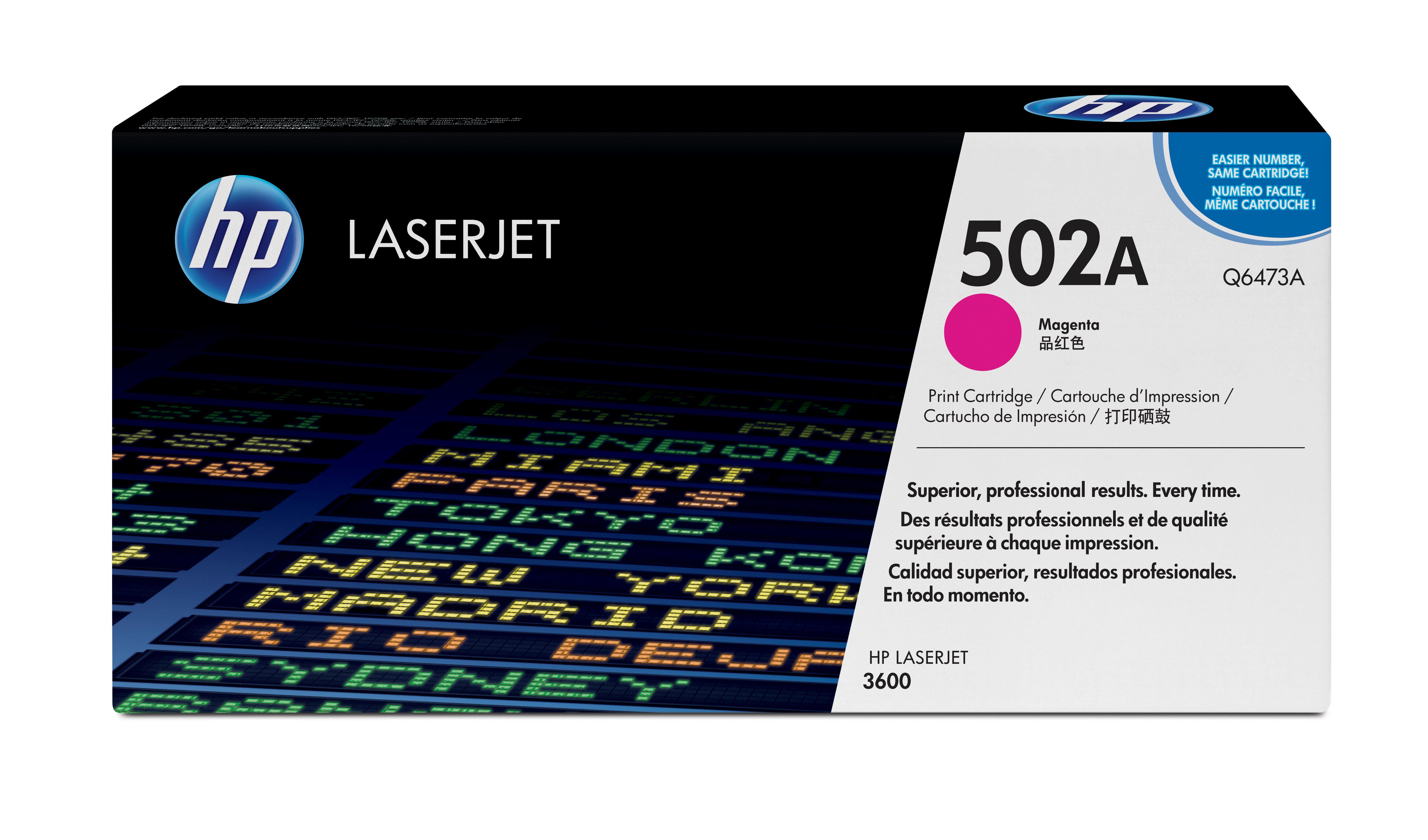 Hewlett Packard (HP) HP Color LaserJet 3600 Toneris Magenta (4 000 puslapių)