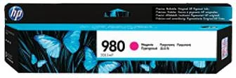 Hewlett Packard (HP) Originali HP 980 Magenta rašalo kasetė