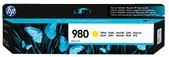 Originali Hewlett Packard (HP) HP 980 Geltona rašalo kasetė
