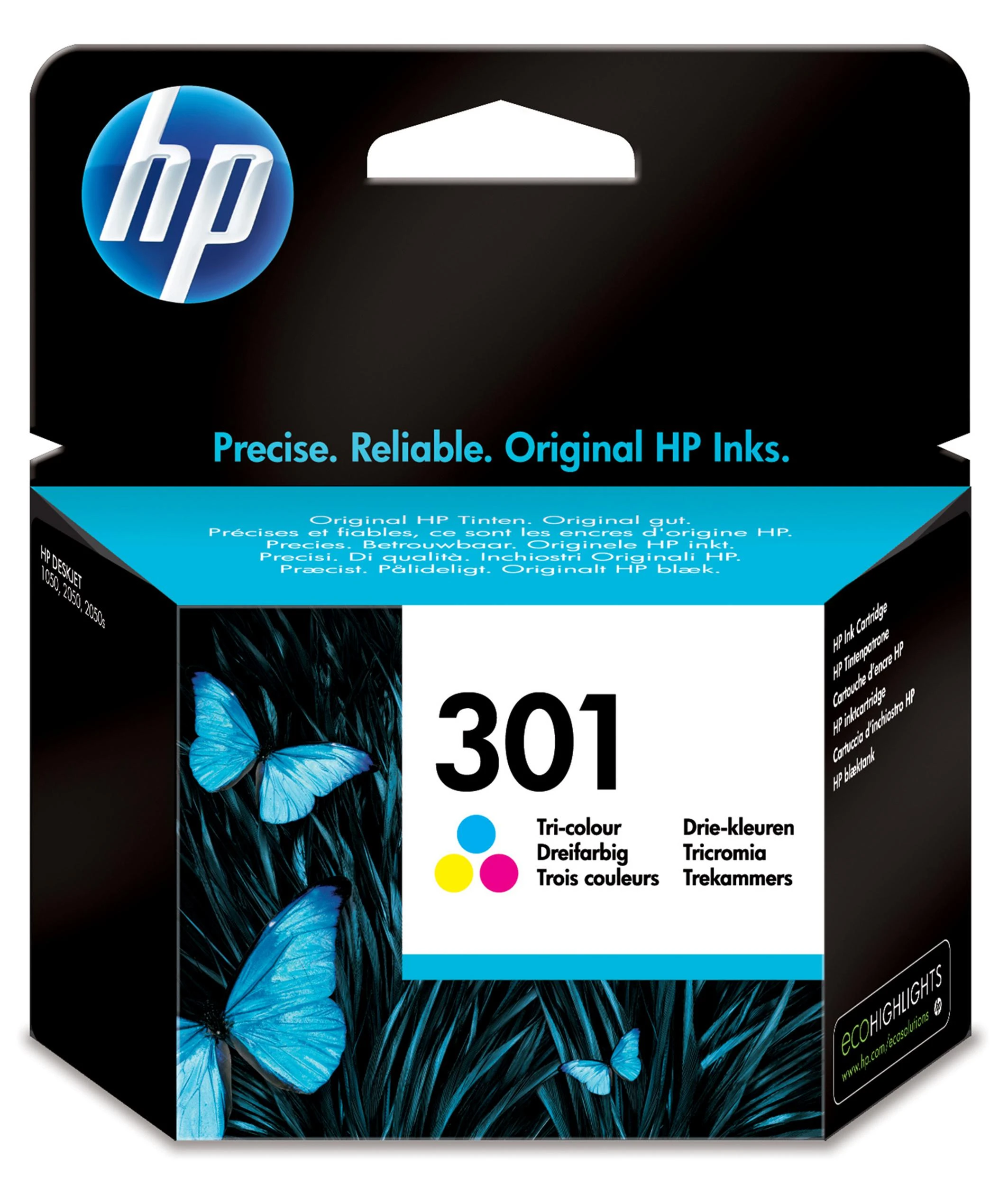 Hewlett Packard (HP) HP 301 rašalo kasetė spalvotam DeskJet 1050 2050 daugiafunkciam spausdintuvui Spausdintuvas