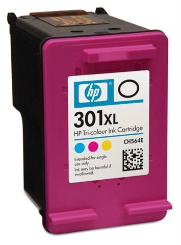 Hewlett Packard (HP) HP 301XL Tri-color (CH564EE) Rašalinė kasetė, CMY