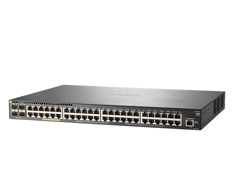 Šakotuvas Hewlett Packard (HP) HPE Aruba 2930F 48G PoE+ 4SFP Swch Aruba 2930F 48G PoE+ 4SFP Swch EU en