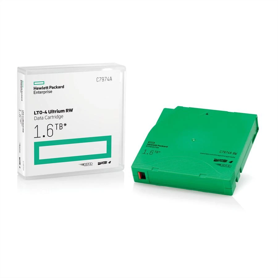 Laikmena HP Ultrium LTO-4 1.6TB RW Data Cartridge C7974A