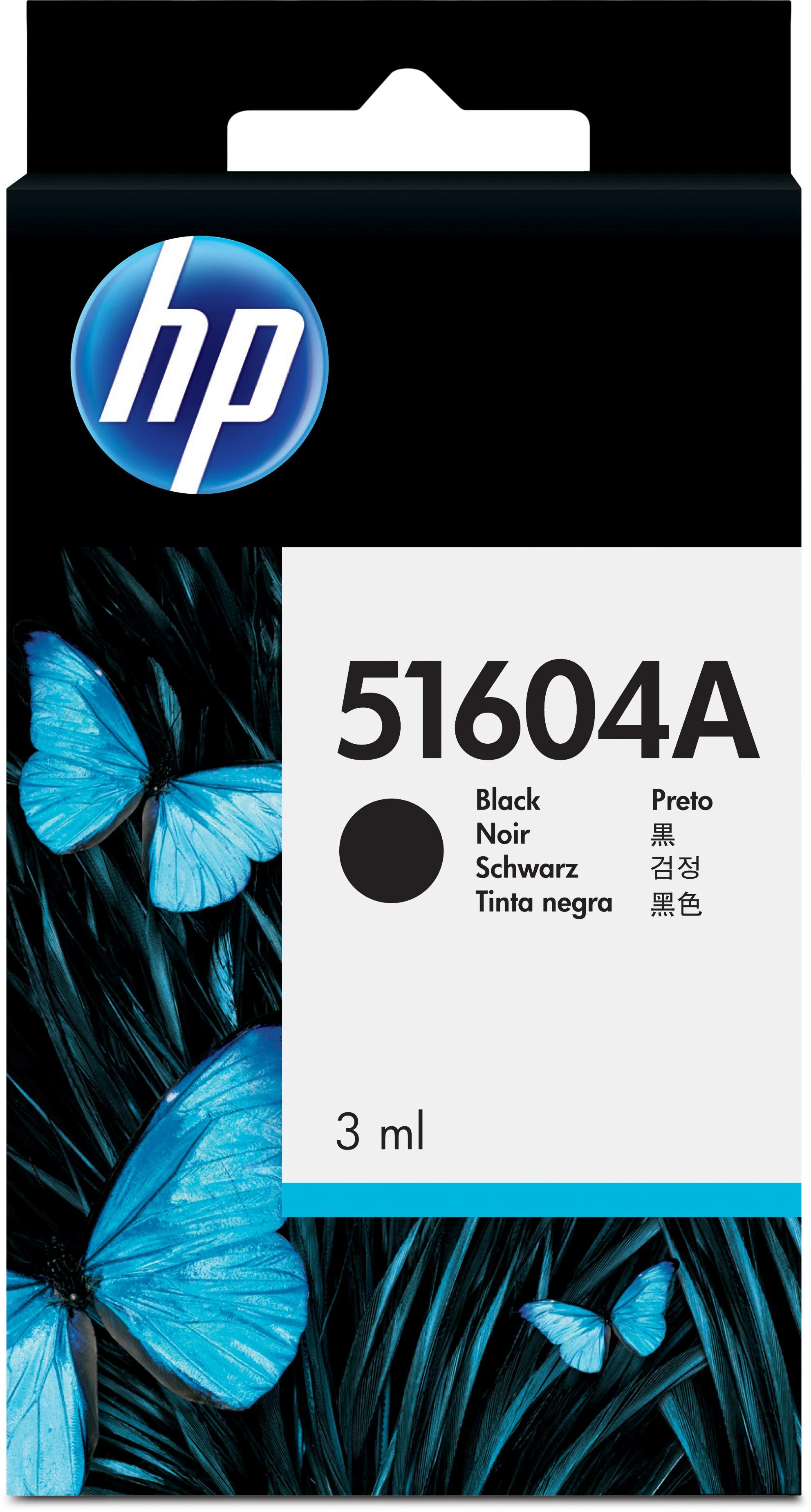 Hewlett Packard (HP) HP rašalo krepšelis. Juodas, skirtas ThinkJet / QuietJet (500 puslapių)