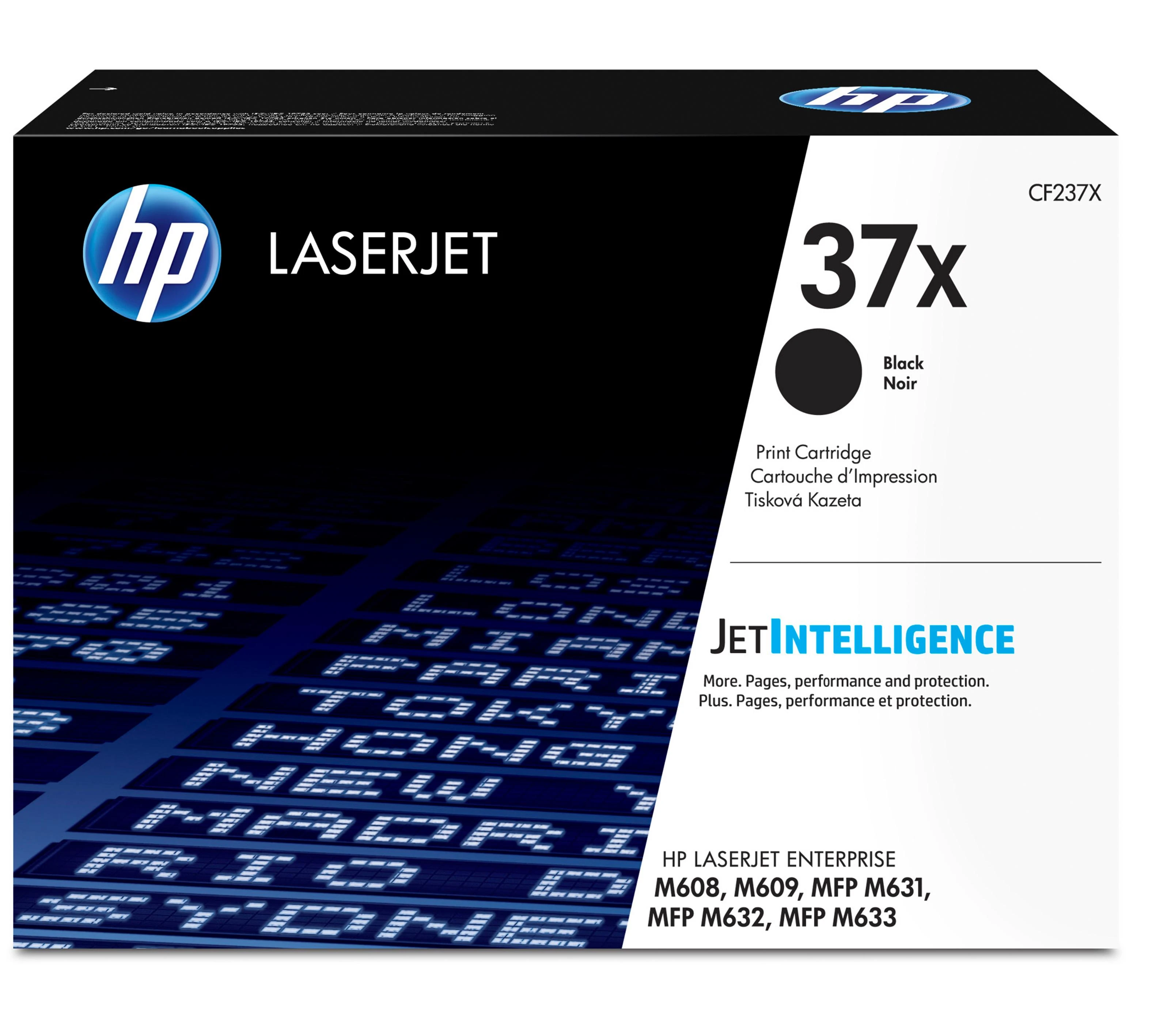 Hewlett Packard (HP) Toneris HP juoda sp. HP 37X, HP37XCF237X, 25000 psl.