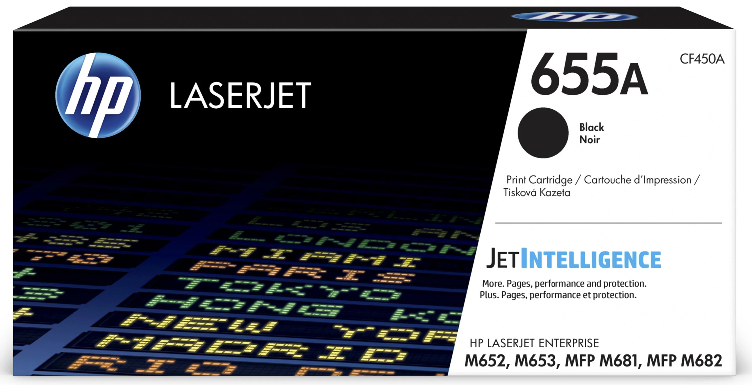Hewlett Packard (HP) HP Nr.655A (CF450A), juoda kasetė