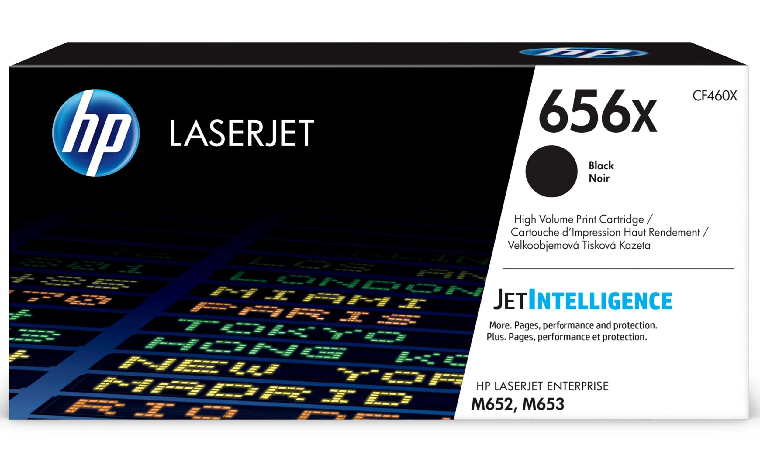 „Hewlett Packard“ (HP) HP 656X originali „LaserJet“ tonerio kasetė „Juodas“, didelė našumas