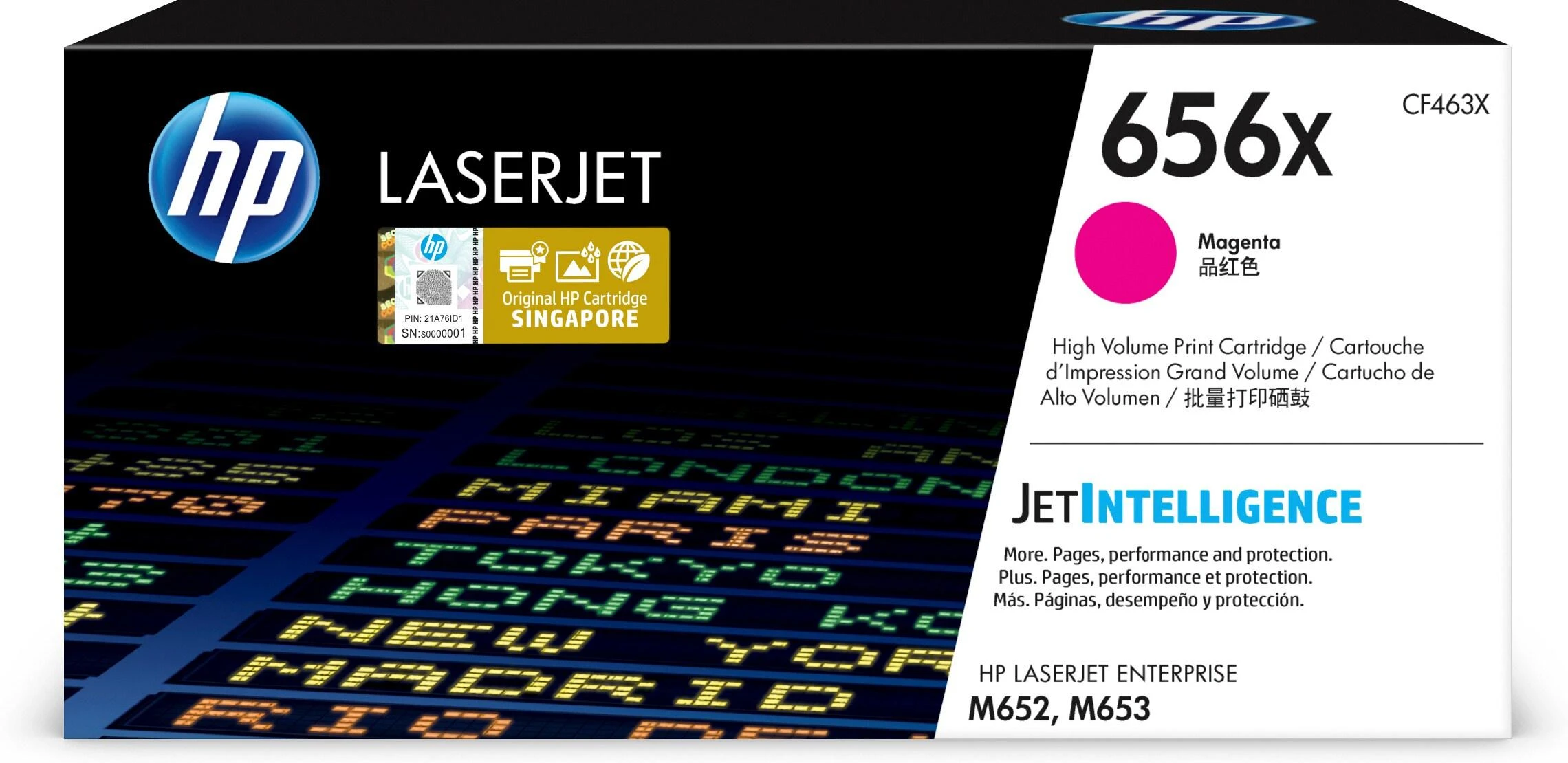 Hewlett Packard (HP) Tonerio Kasetė - HP 656X Didelės Talpos Magenta 9800-23700 Puslapių