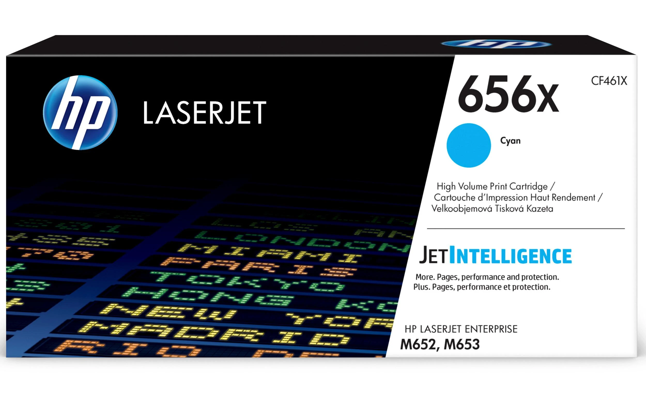 Hewlett Packard (HP) HP 656X originali LaserJet tonerio kasetė, didelės talpos, žydra