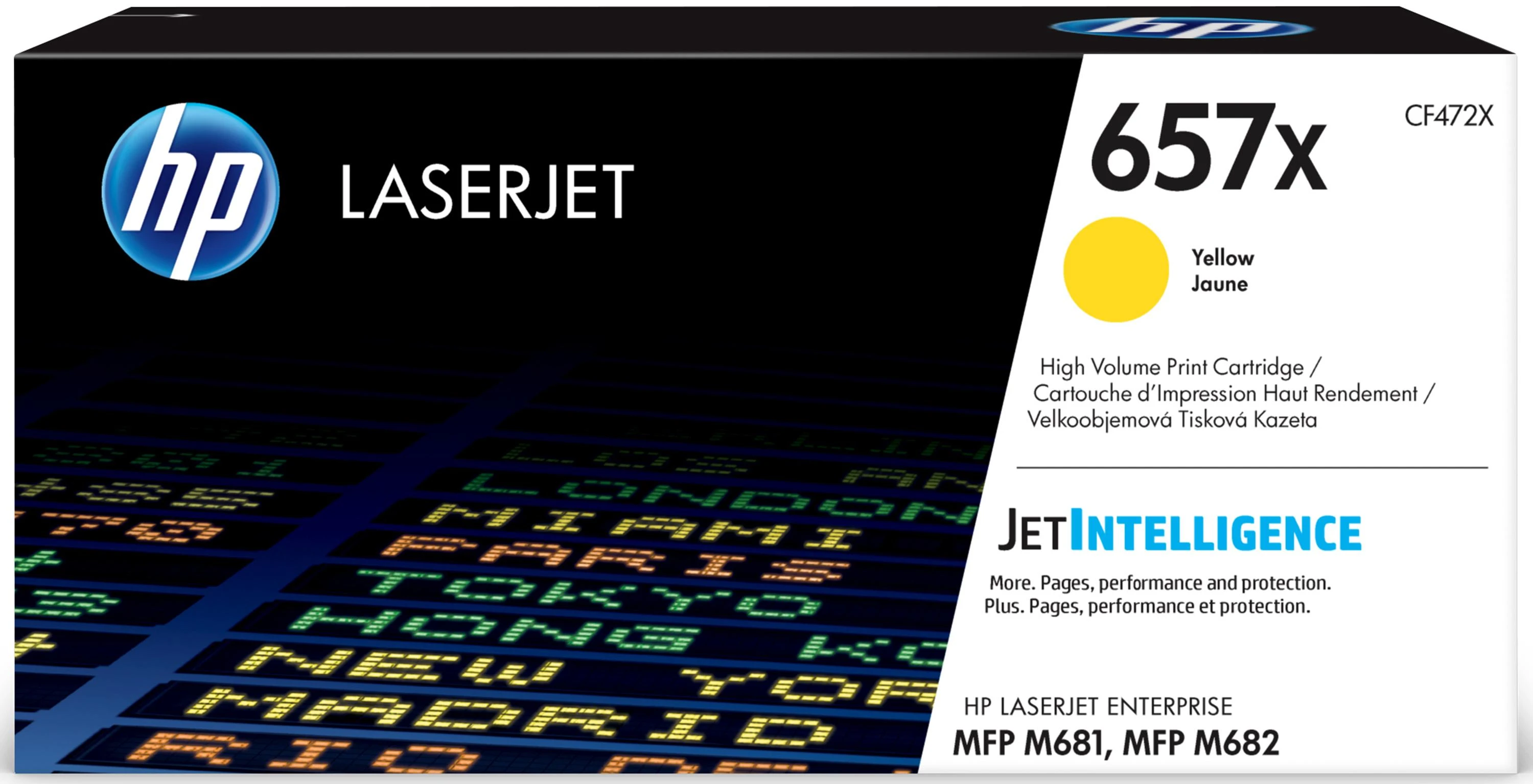 Hewlett Packard (HP) HP kasetė Nr.657X Geltona (CF472X)