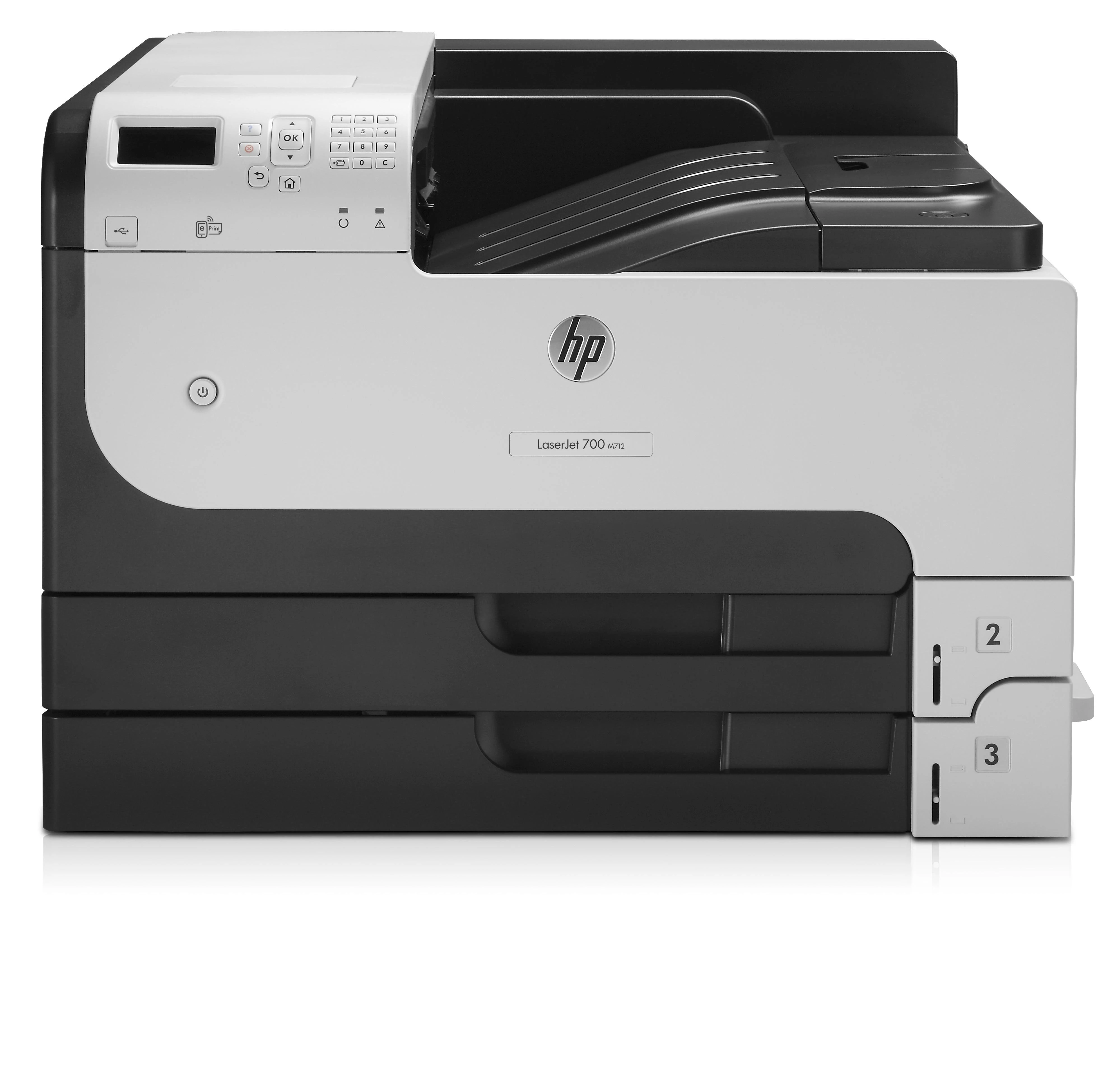 Hewlett Packard (HP) HP LaserJet Enterprise 700 M712dn A3 spausdintuvas 41ppm 1200dpi + LAN + 2*250 lapų dėklai + USB prievadas
