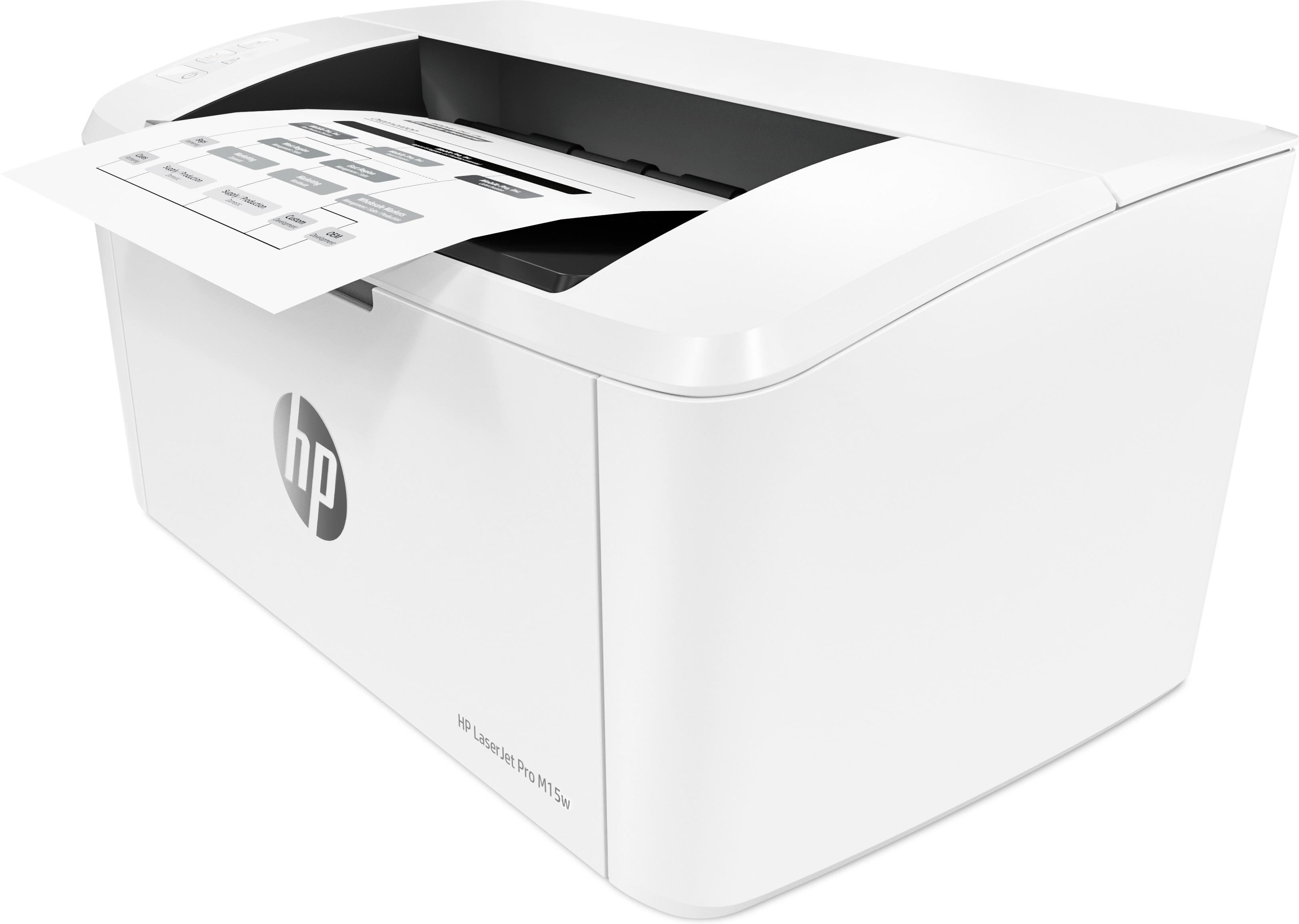 HP LaserJet Pro M15w A4 Mono Lazerinis spausdintuvas | Varle.lt