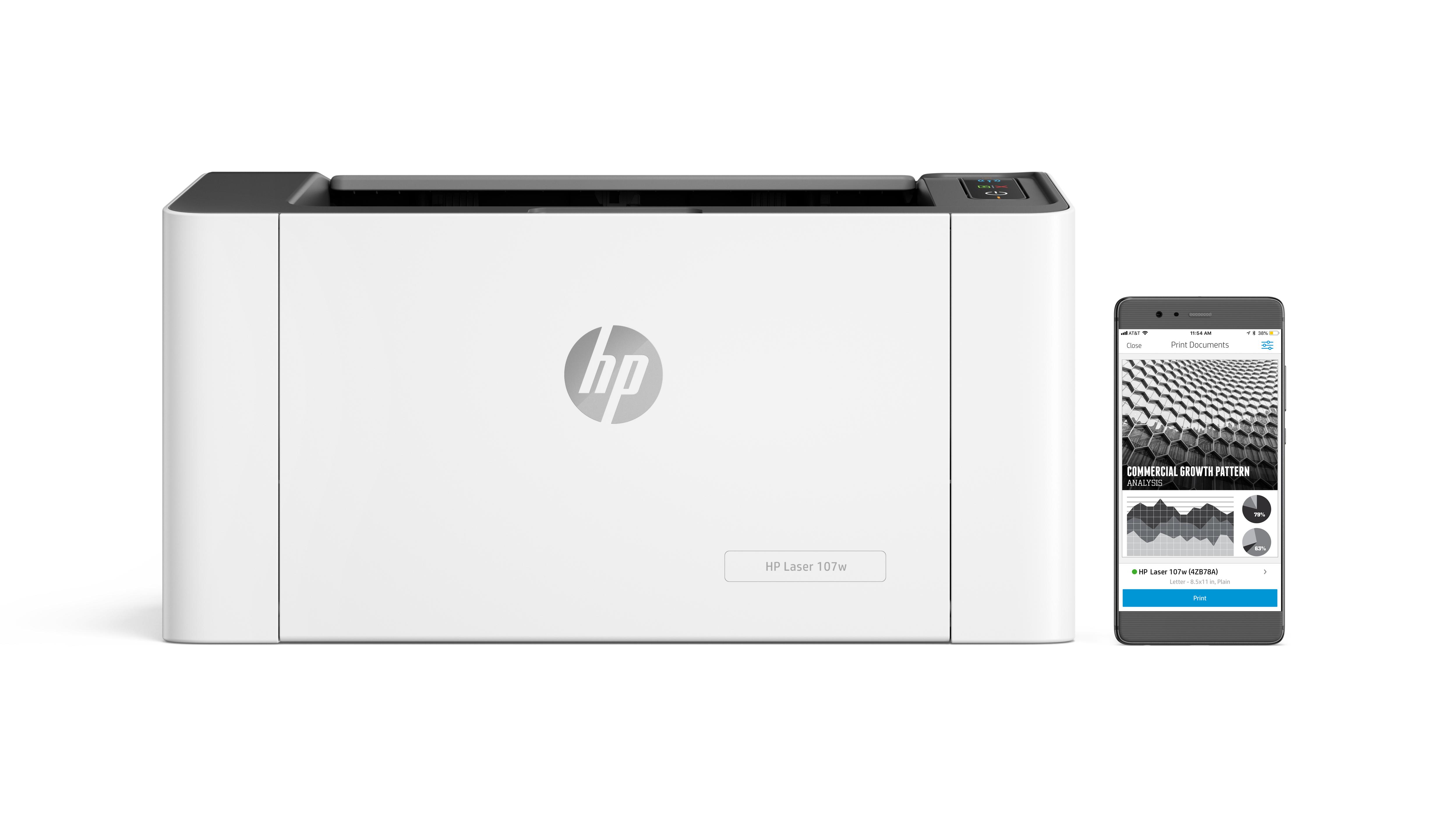 Spausdintuvas HP lazerinis 107w | Varle.lt