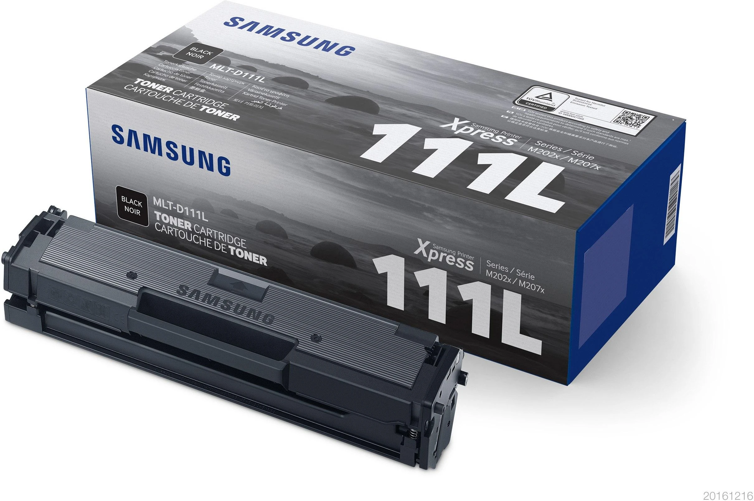 Hewlett Packard (HP) SAMSUNG MLT-D111L didelės talpos juoda tonerio kasetė