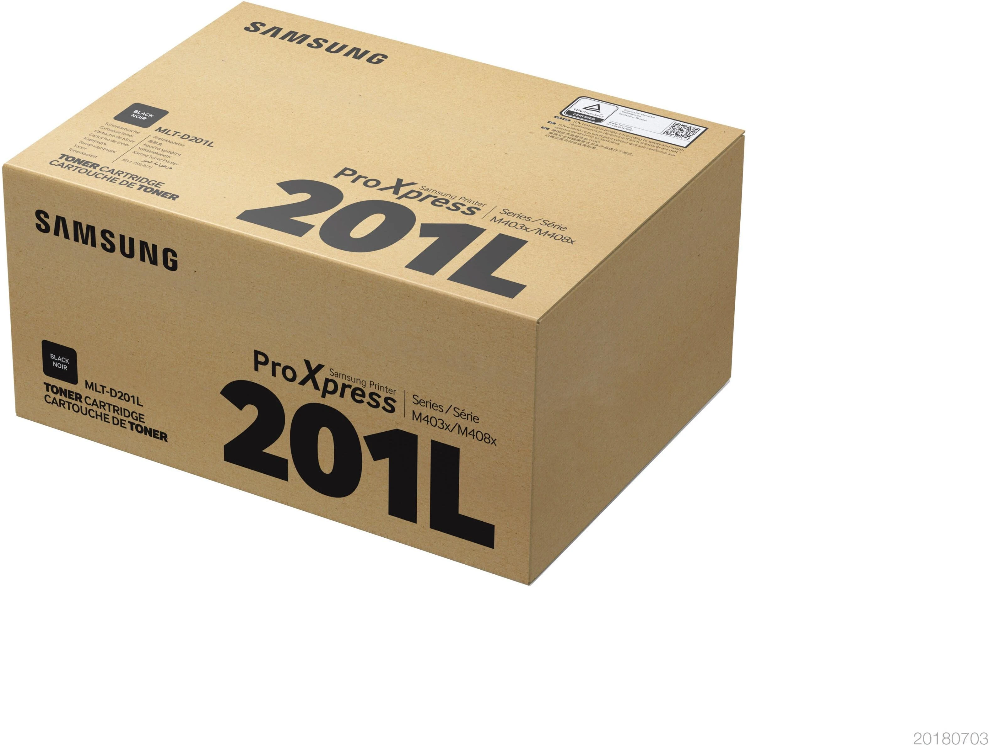 Toneris Samsung MLT- D201L Juodas originalas (SU870A)