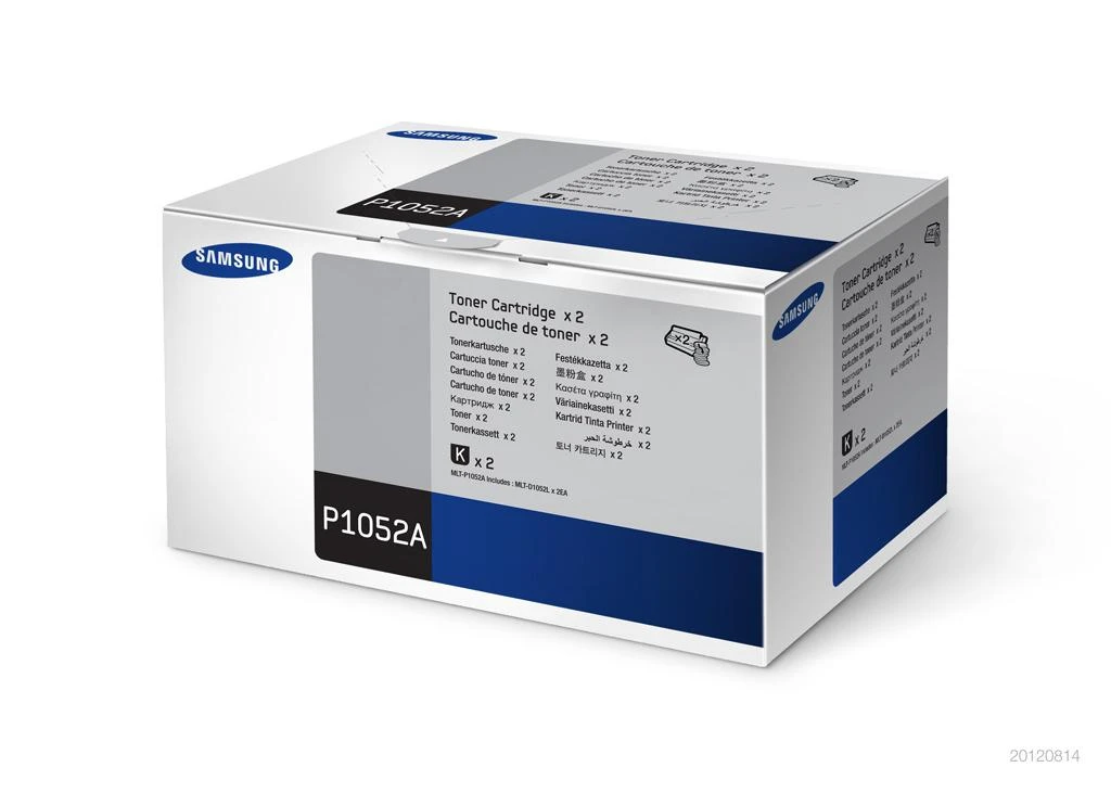 Hewlett Packard (HP) HP Samsung MLT-P1052A 2-pack High Yield Juodas Toneris Cartridges