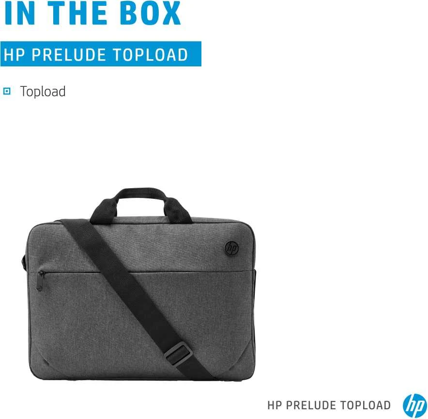 Hewlett Packard (HP) HP Prelude G2 15.6 Top Load, Vanduo Resistant - Pilkas